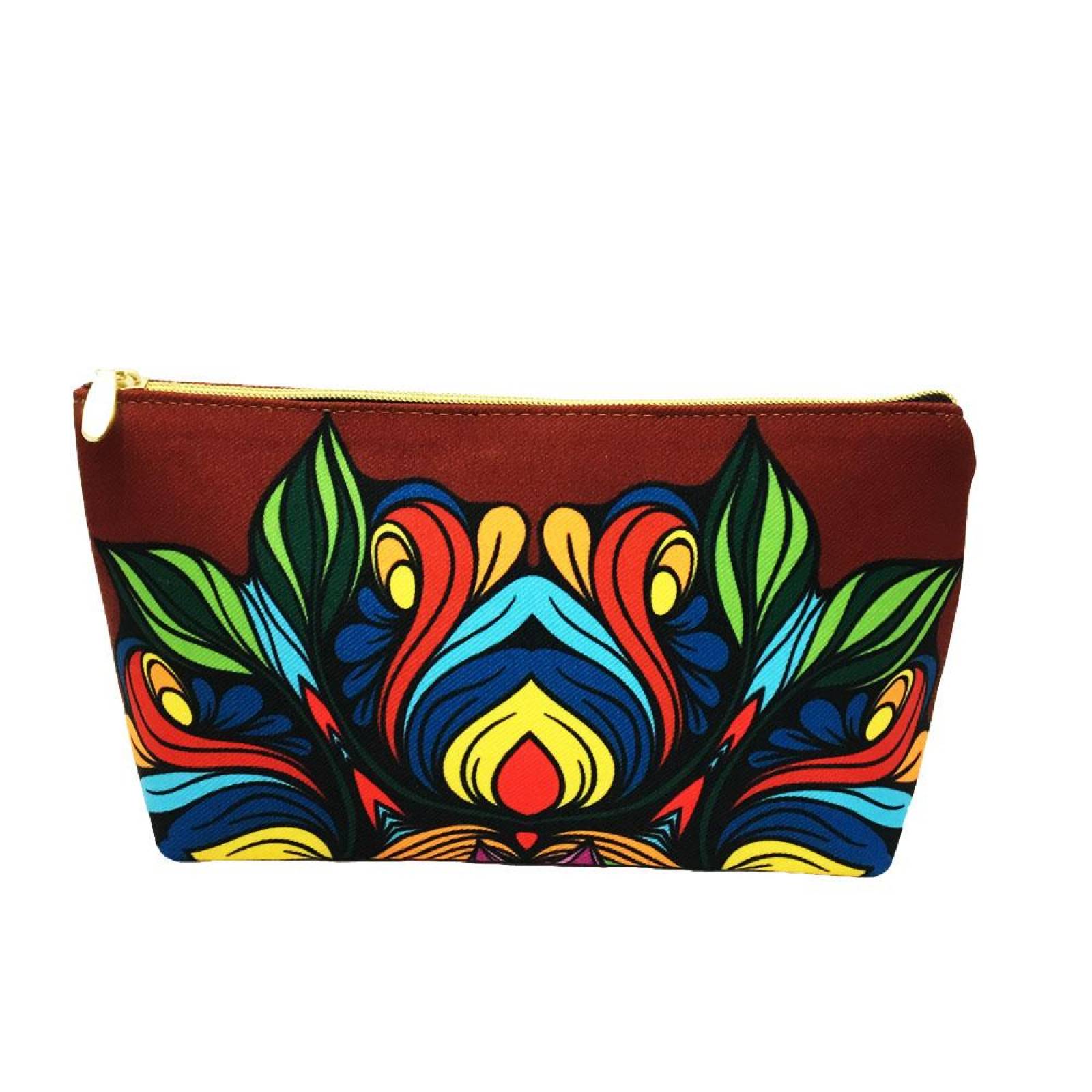 Bolsa Maquillaje Dama Chula Mandala Multicolor 90-022 - S014 
