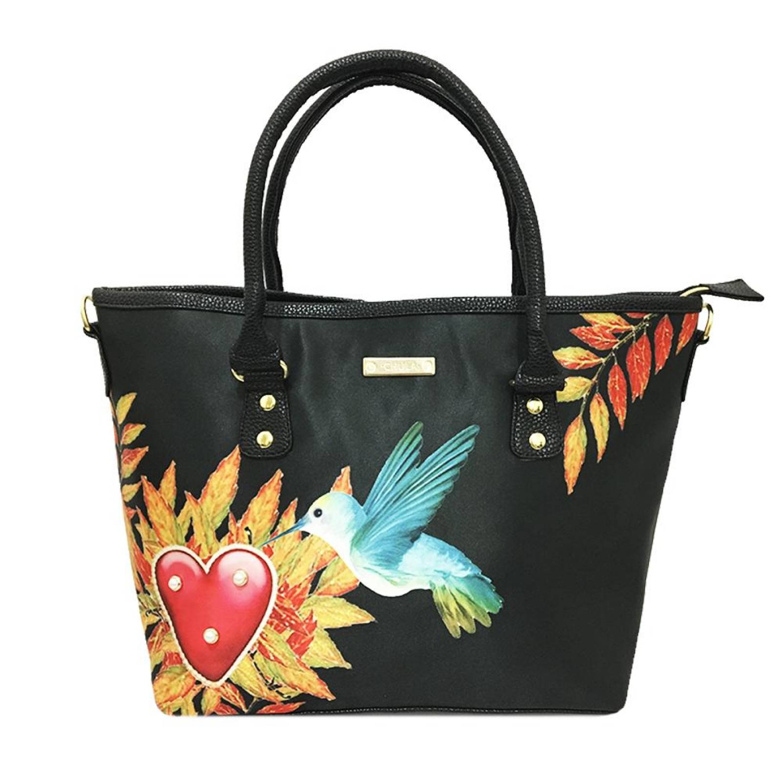 Bolsa Dama Chula Colibrí Corazón 906-59 - S014