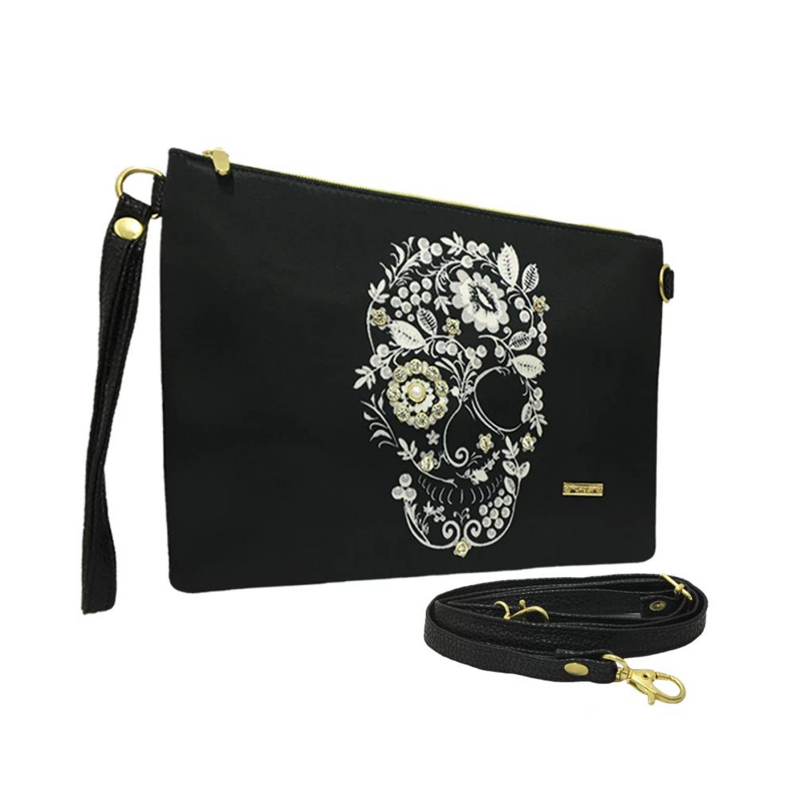 Bandolera Dama Chula Flores de Calavera 903-73 - S014 