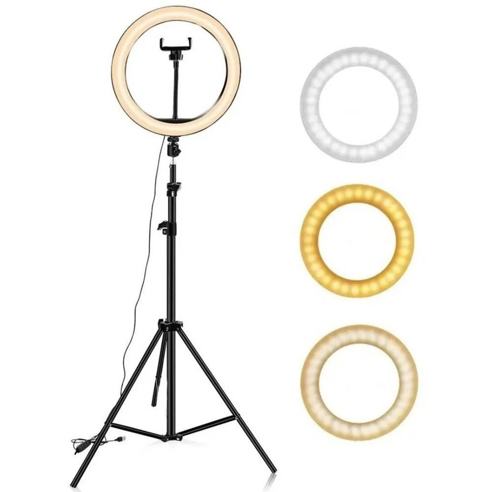 Aro Luz Led 10" 26cm Beauty Led Ring Light Streaming -S002 