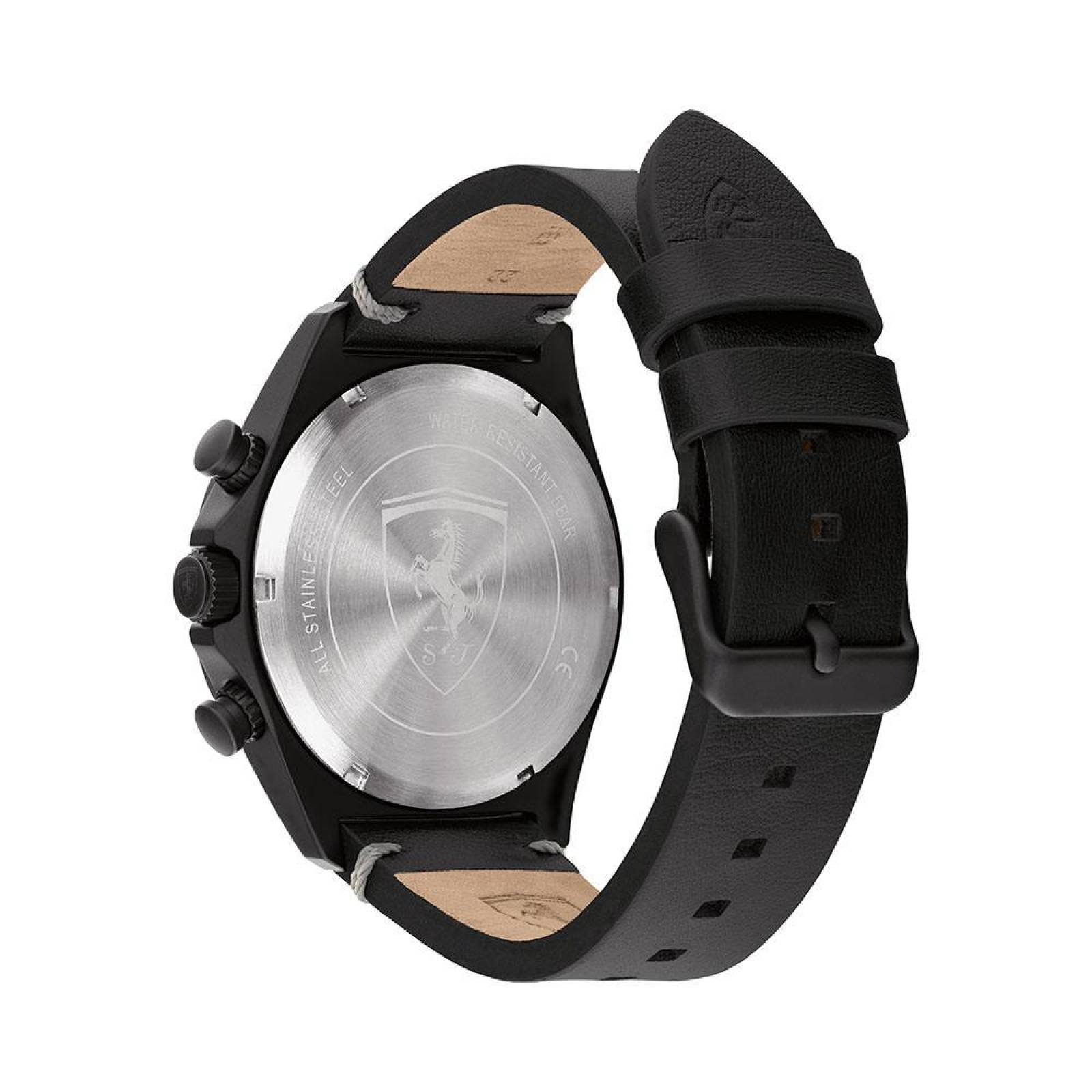 Reloj Ferrari Pilota Evo Negro 0830823 Para Hombre