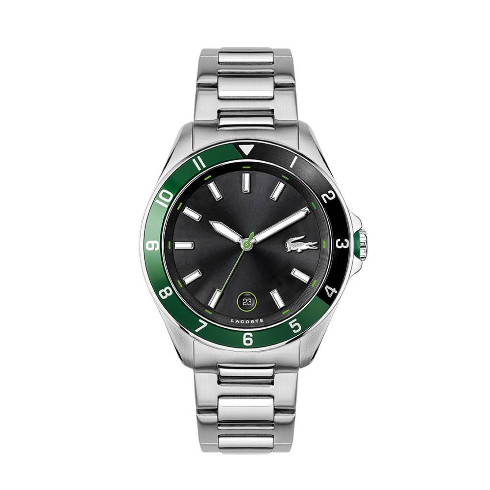 Reloj Lacoste Hombre Acero Inoxidable 2011129 Tiebreaker 
