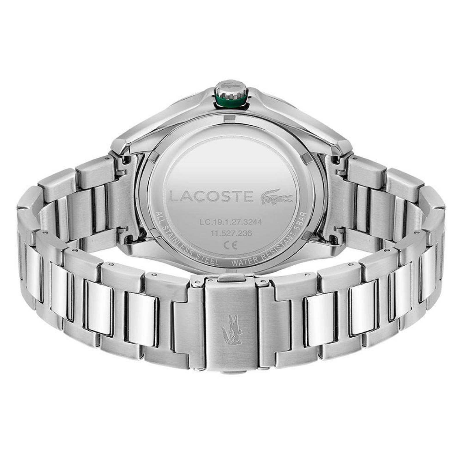 Reloj Lacoste Hombre Acero Inoxidable 2011129 Tiebreaker 