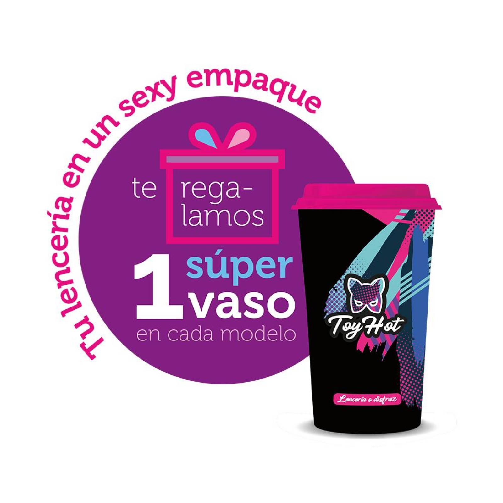 Disfraz Dark Lady ToyHot Sexy Vinipiel Cuerpo Completo- S005 