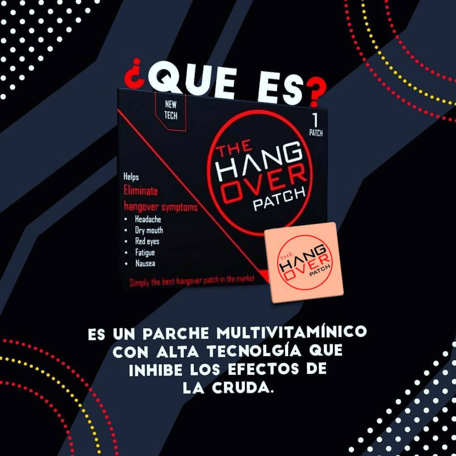 Parche Anticruda The Hangover Patch Anti Resaca X3 - S012 