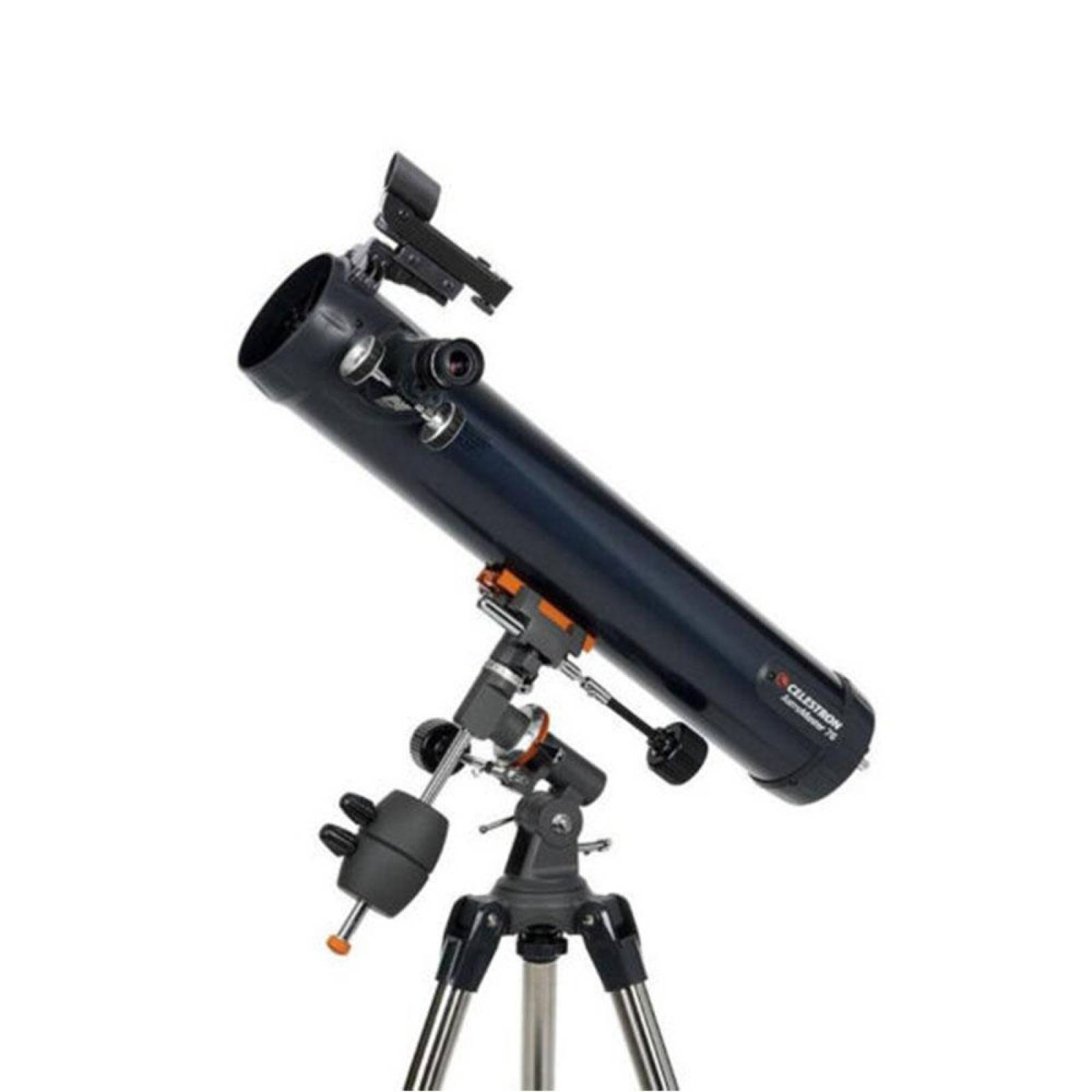 Telescopio Celestron AstroMaster 76 EQ Azul 500032 - S025