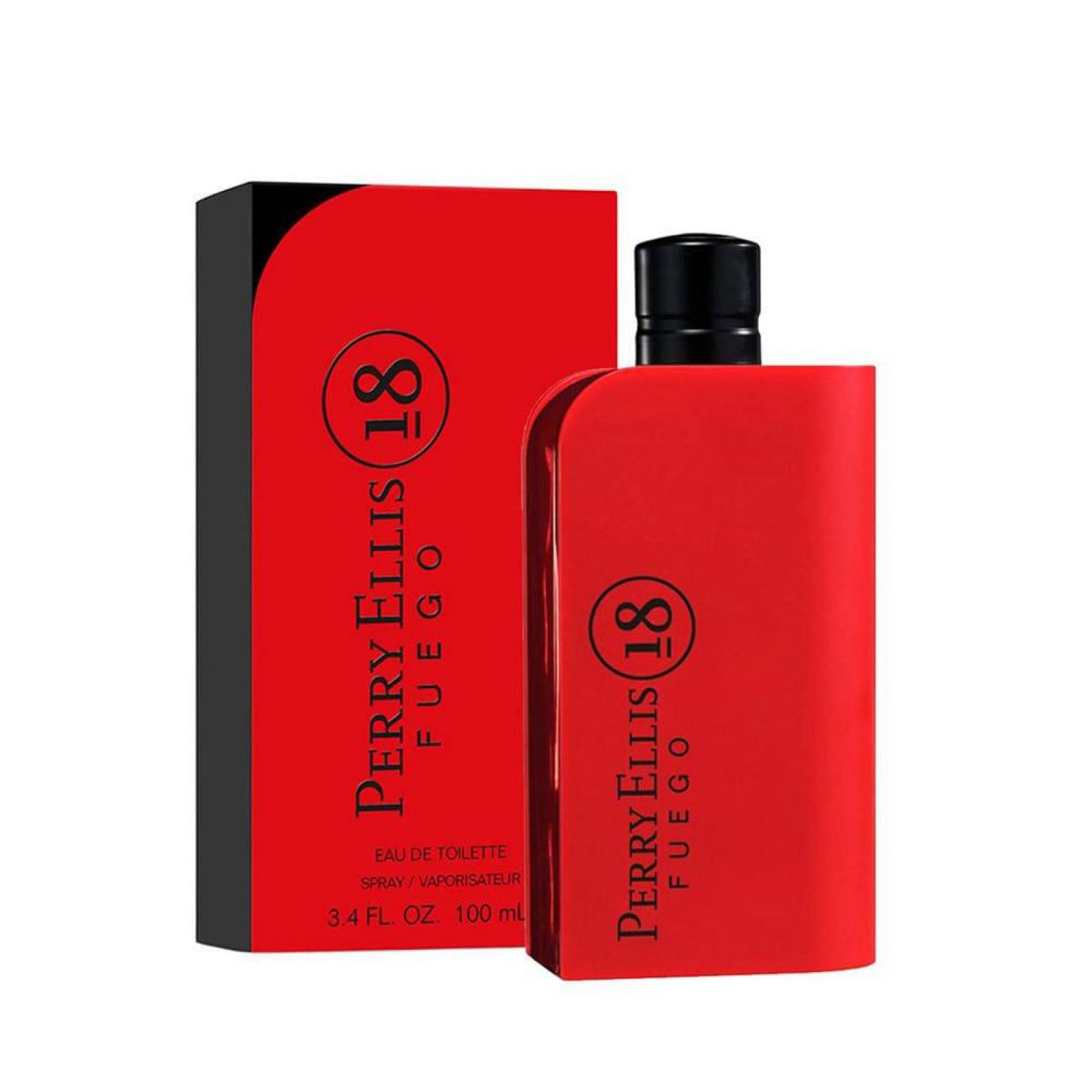 Perry Ellis 18 Fuego 100ml Eau de Toilette Para Hombre 