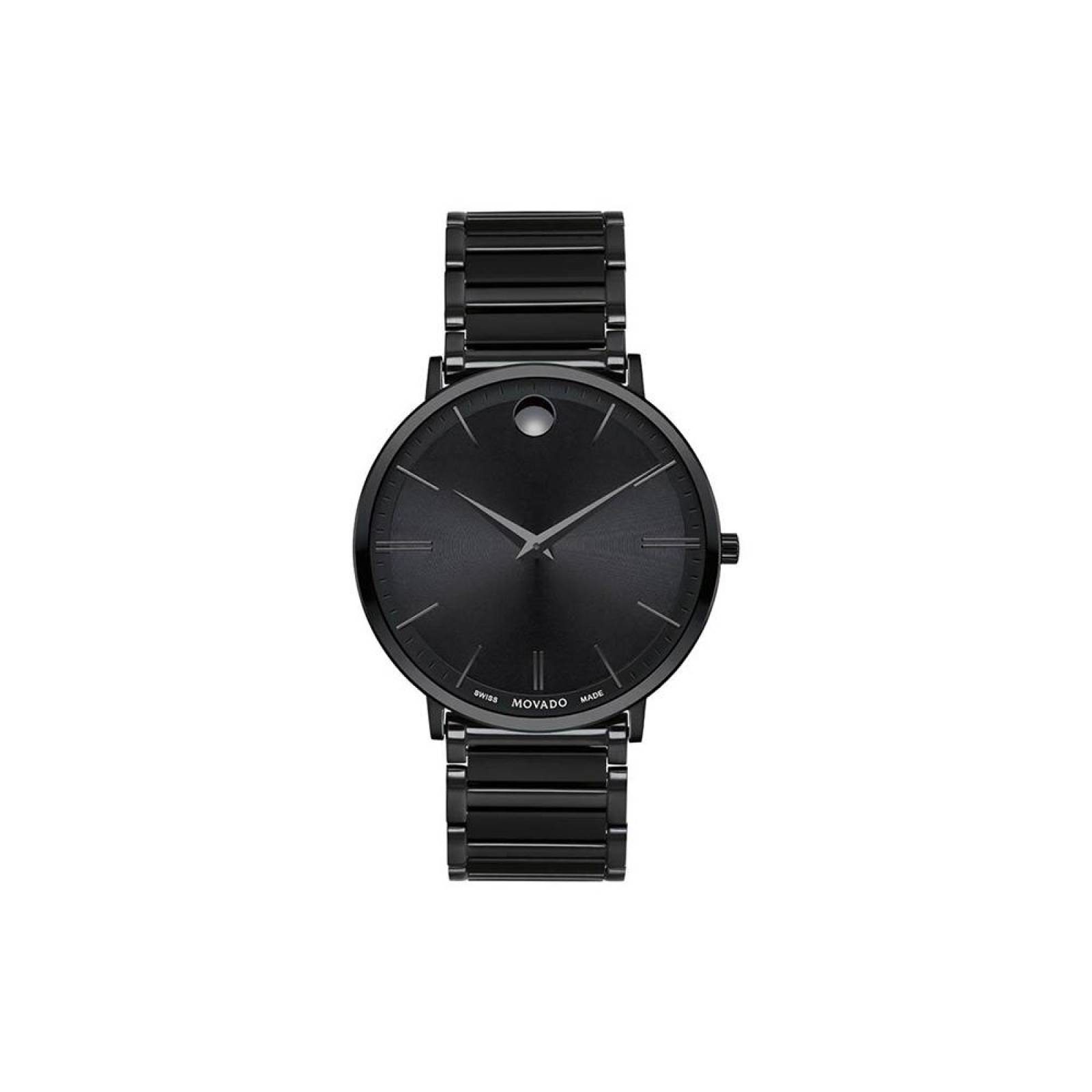 Reloj Movado Hombre Ultra Slim Negro 607210 - S007 