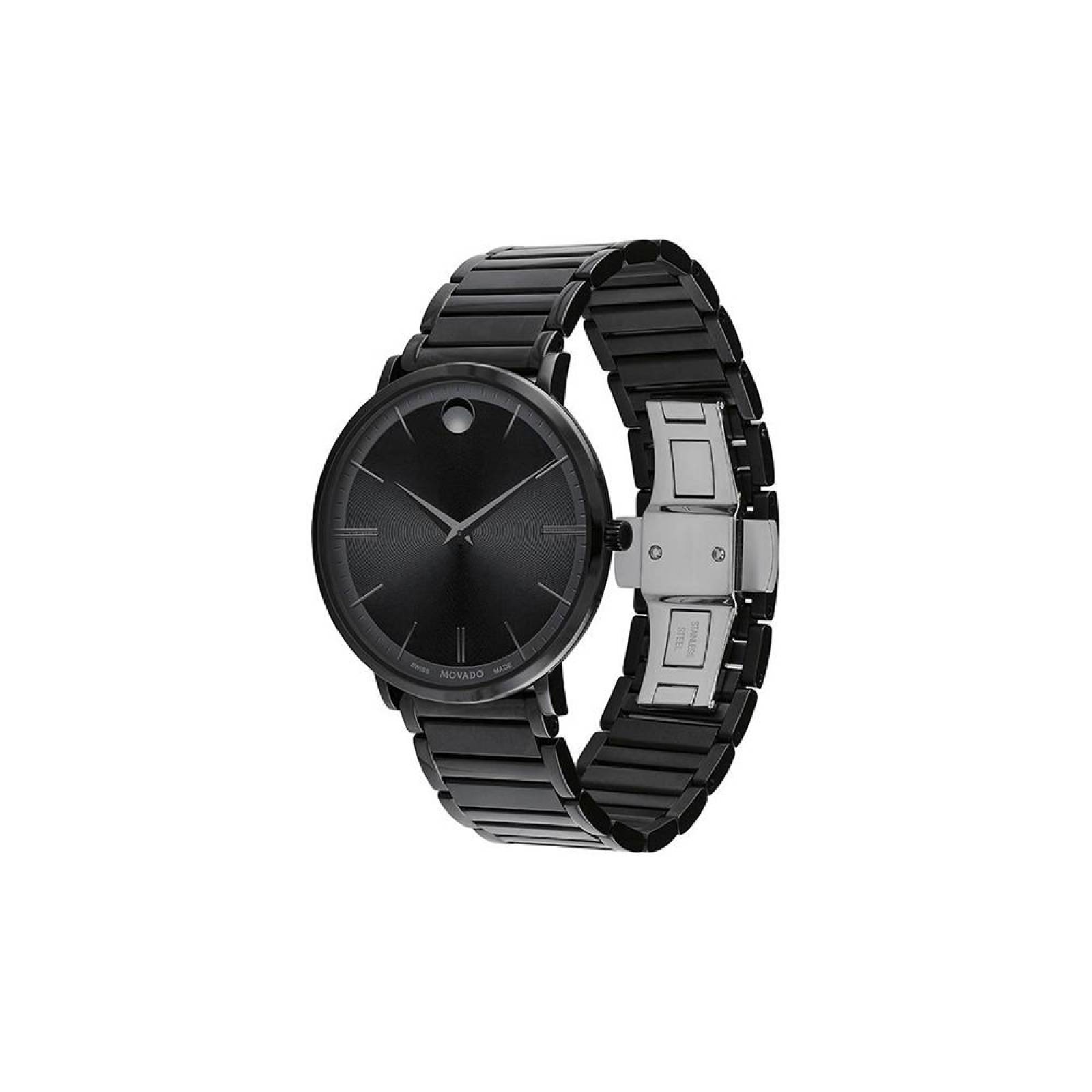 Reloj Movado Hombre Ultra Slim Negro 607210 - S007 