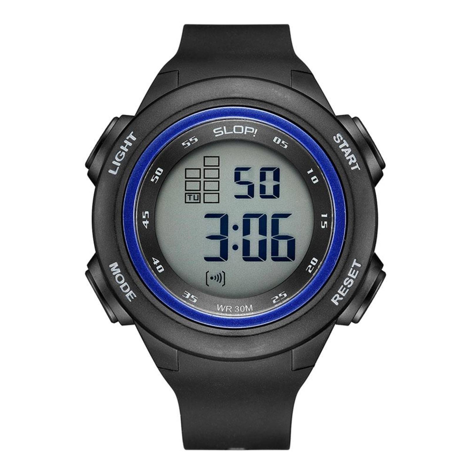 Reloj Slop Deportivo Negro SW81192 De Plástico Para Niño 