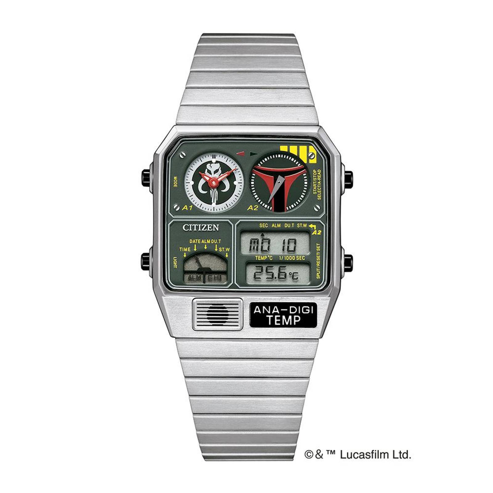 Reloj Citizen Quartz Star Wars Boba Fett JG2110-51W Unisex