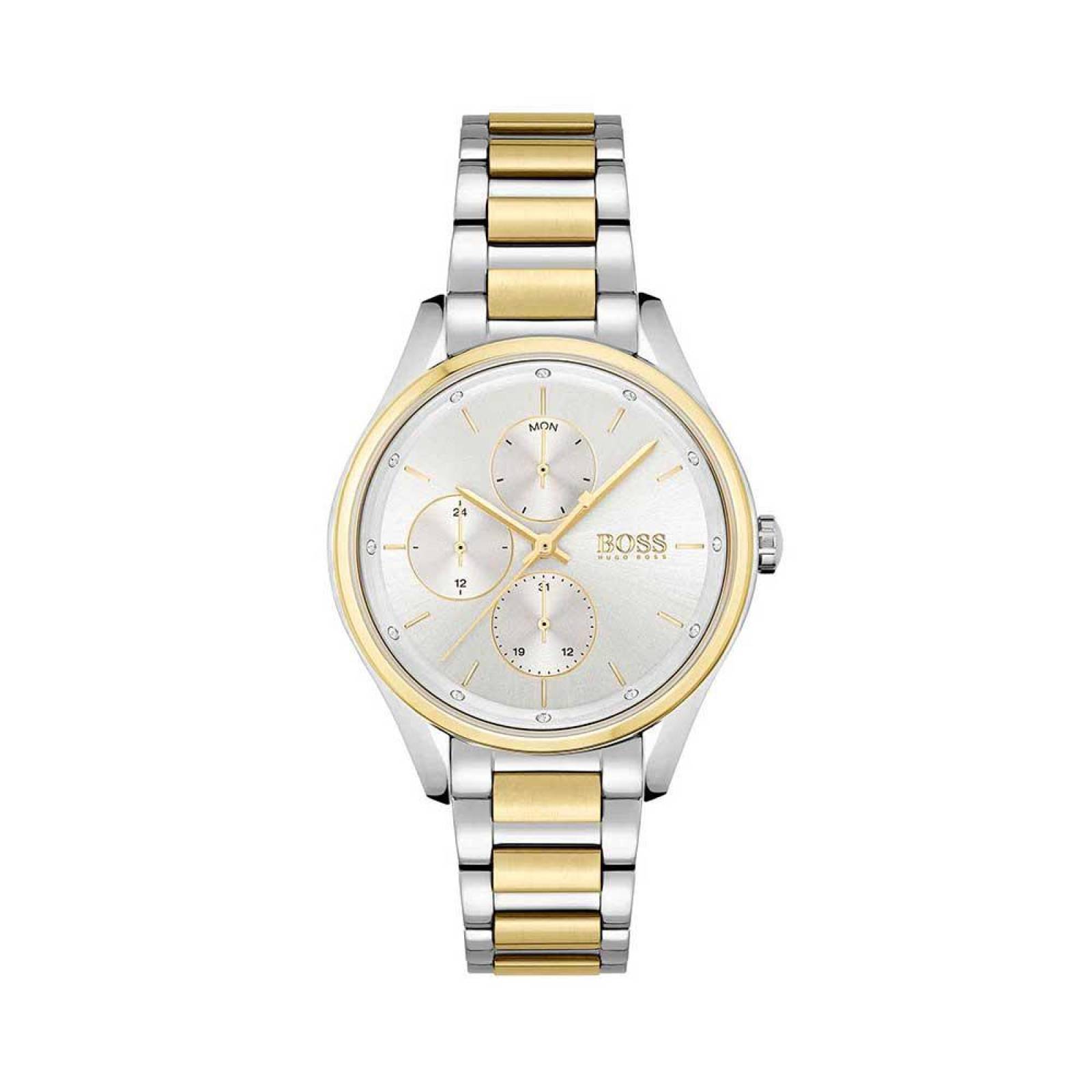 Reloj Hugo Boss Mujer Acero Inoxidable 1502585 Grand Course 