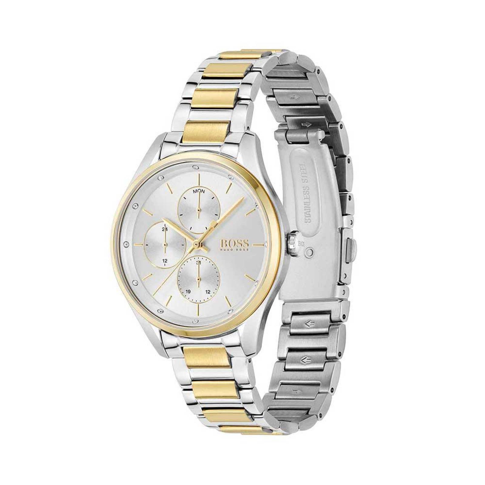 Reloj Hugo Boss Mujer Acero Inoxidable 1502585 Grand Course 