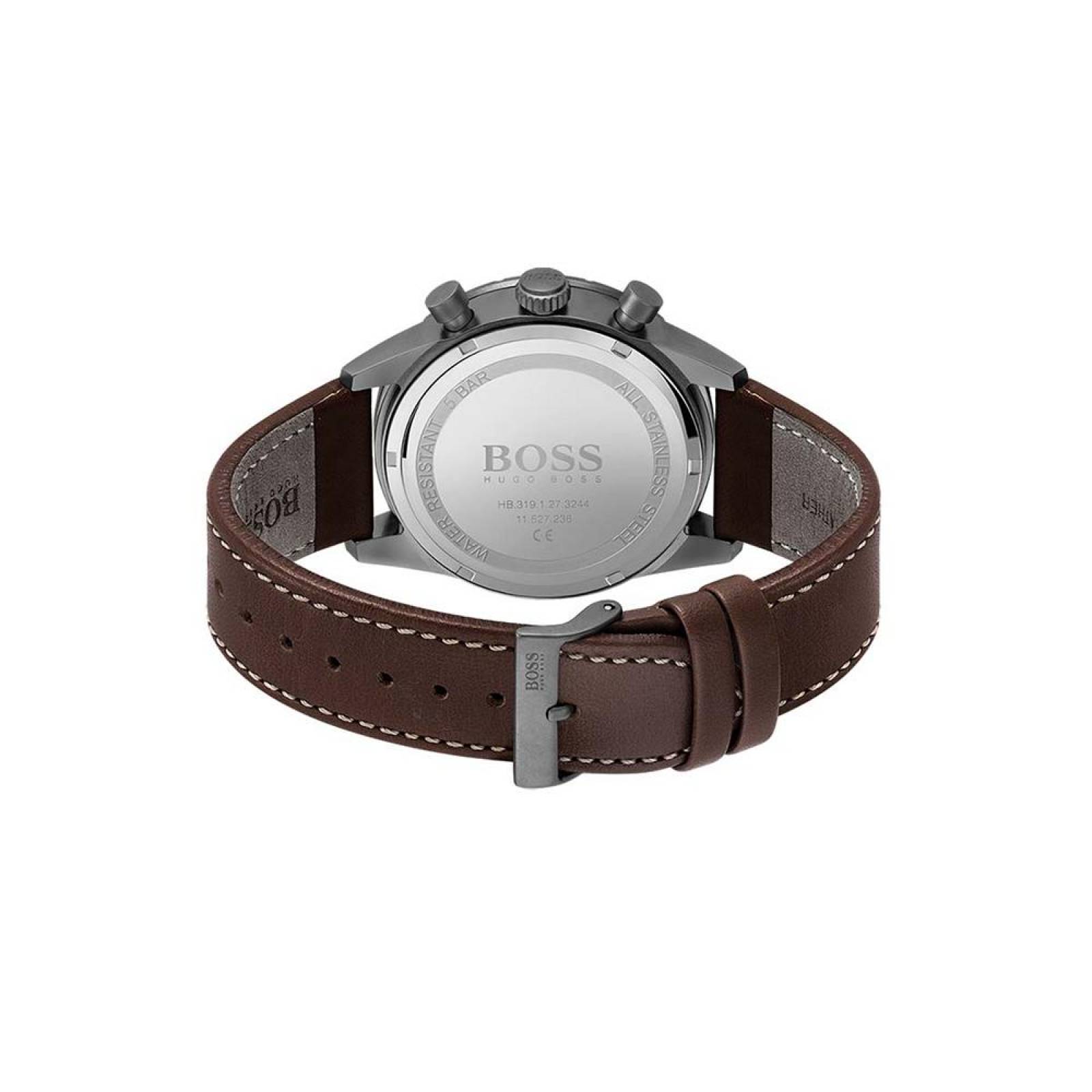 Reloj Hugo Boss Hombre Cuero 1513852 Pilot Edit Chrono 