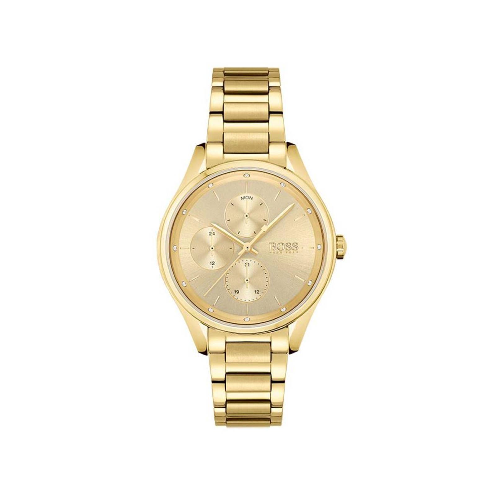 Reloj Hugo Boss Mujer Acero Inoxidable 1502584 Grand Course 