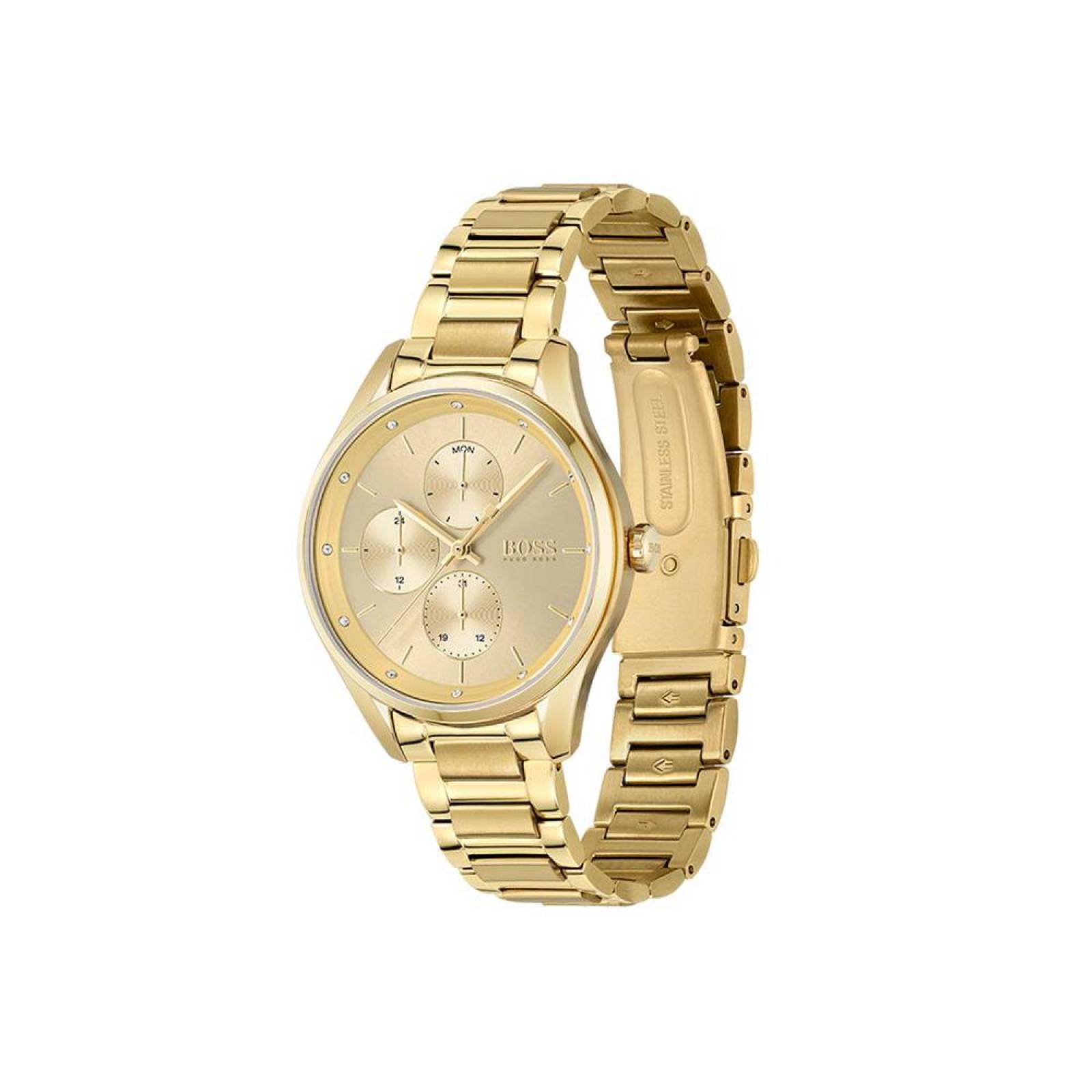 Reloj Hugo Boss Mujer Acero Inoxidable 1502584 Grand Course 