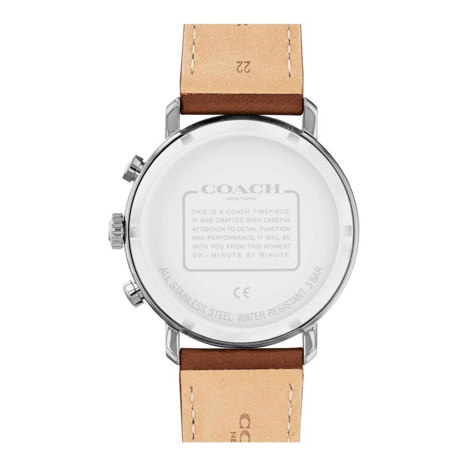 Reloj Coach Caballero Color Café 14602542 - S007