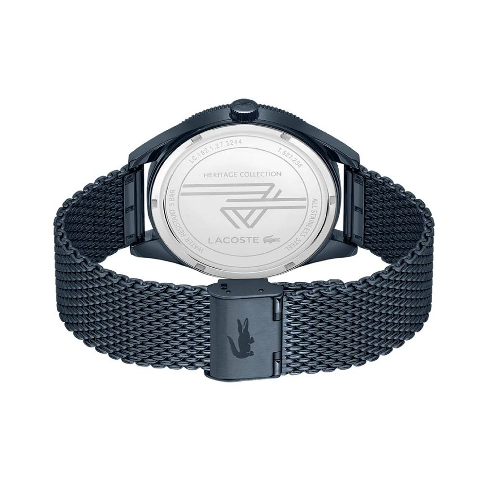 Reloj Lacoste Hombre Acero Inoxidable 2011145 Heritage 