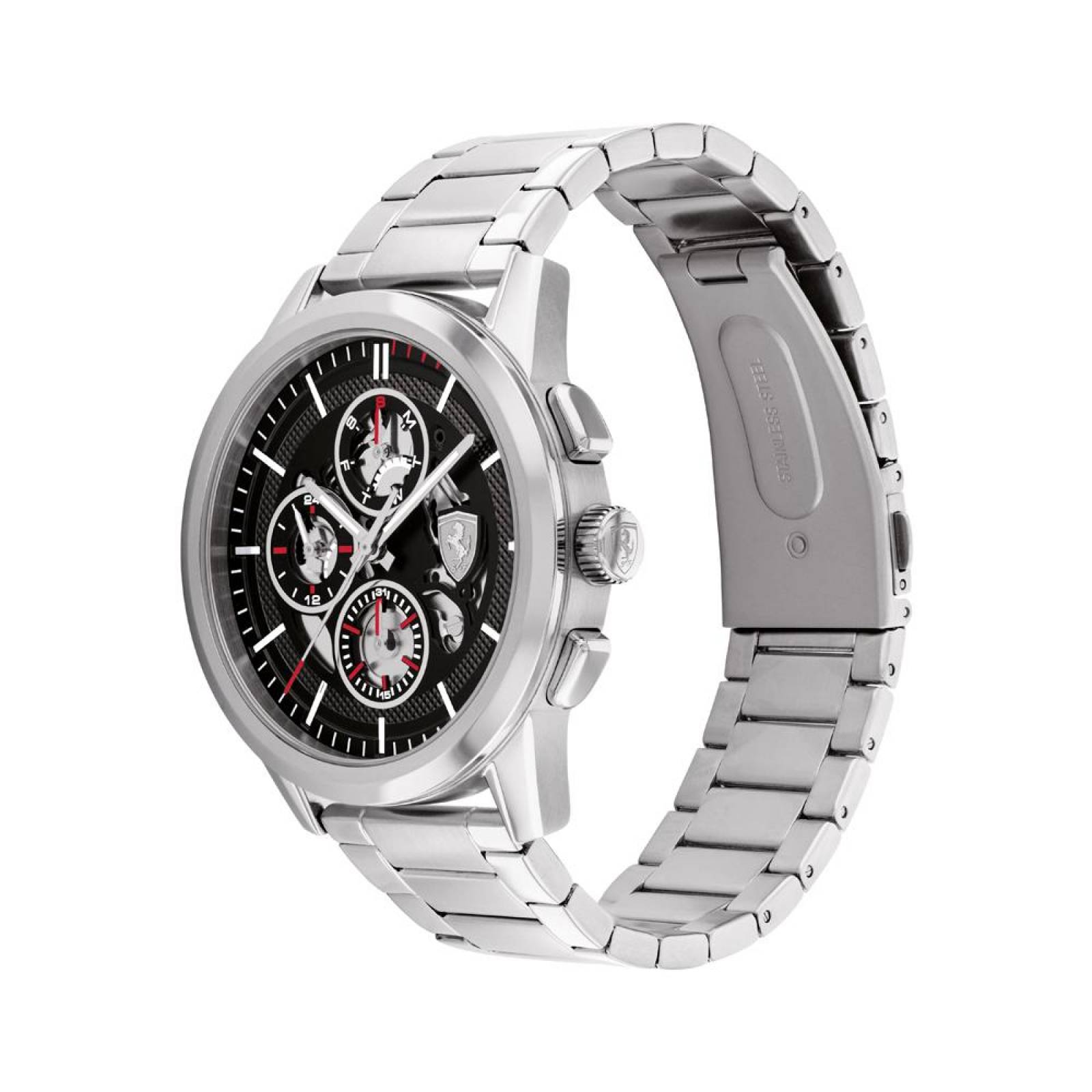 Reloj Ferrari Grand Tour Plateado 0830831 Para Hombre 