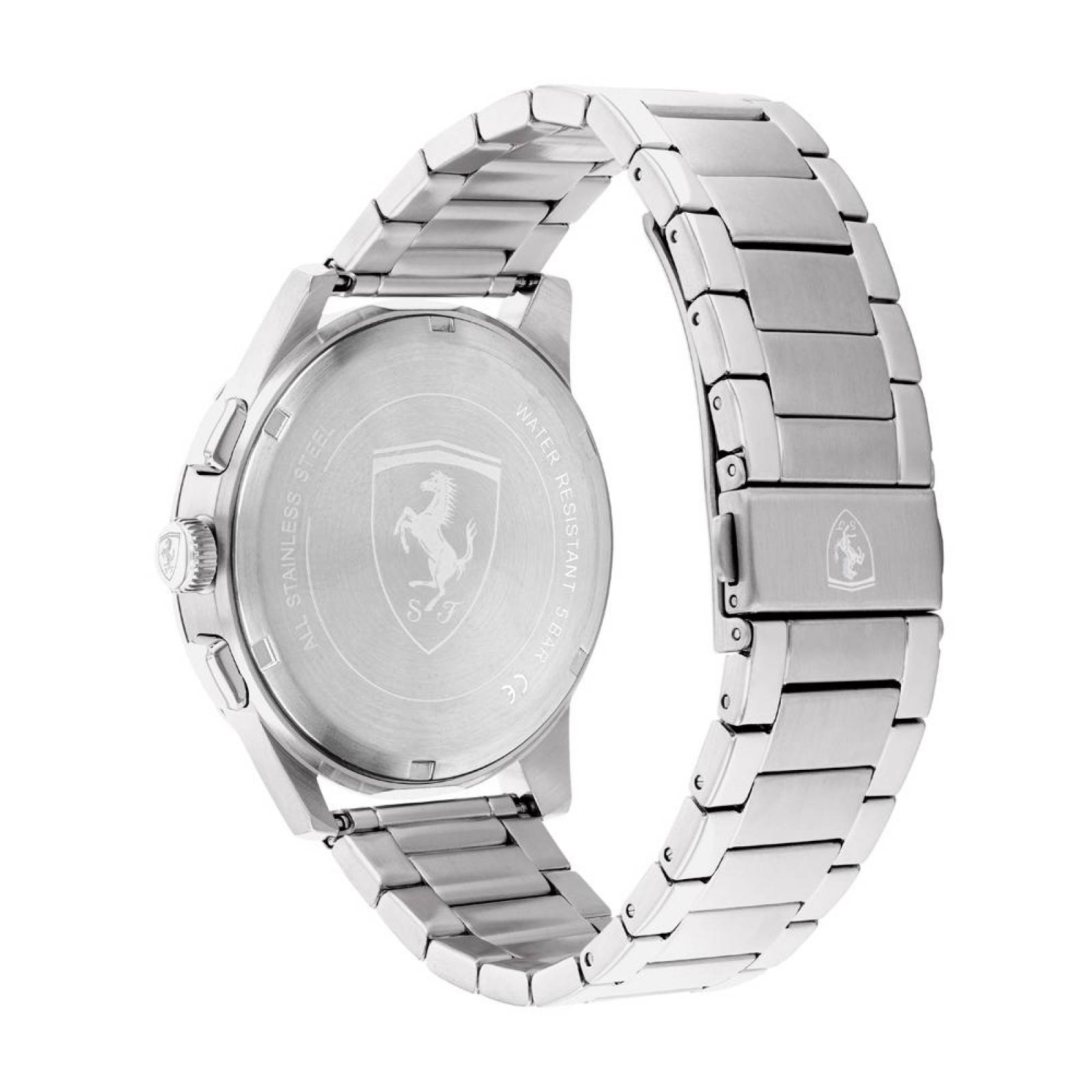 Reloj Ferrari Grand Tour Plateado 0830831 Para Hombre 