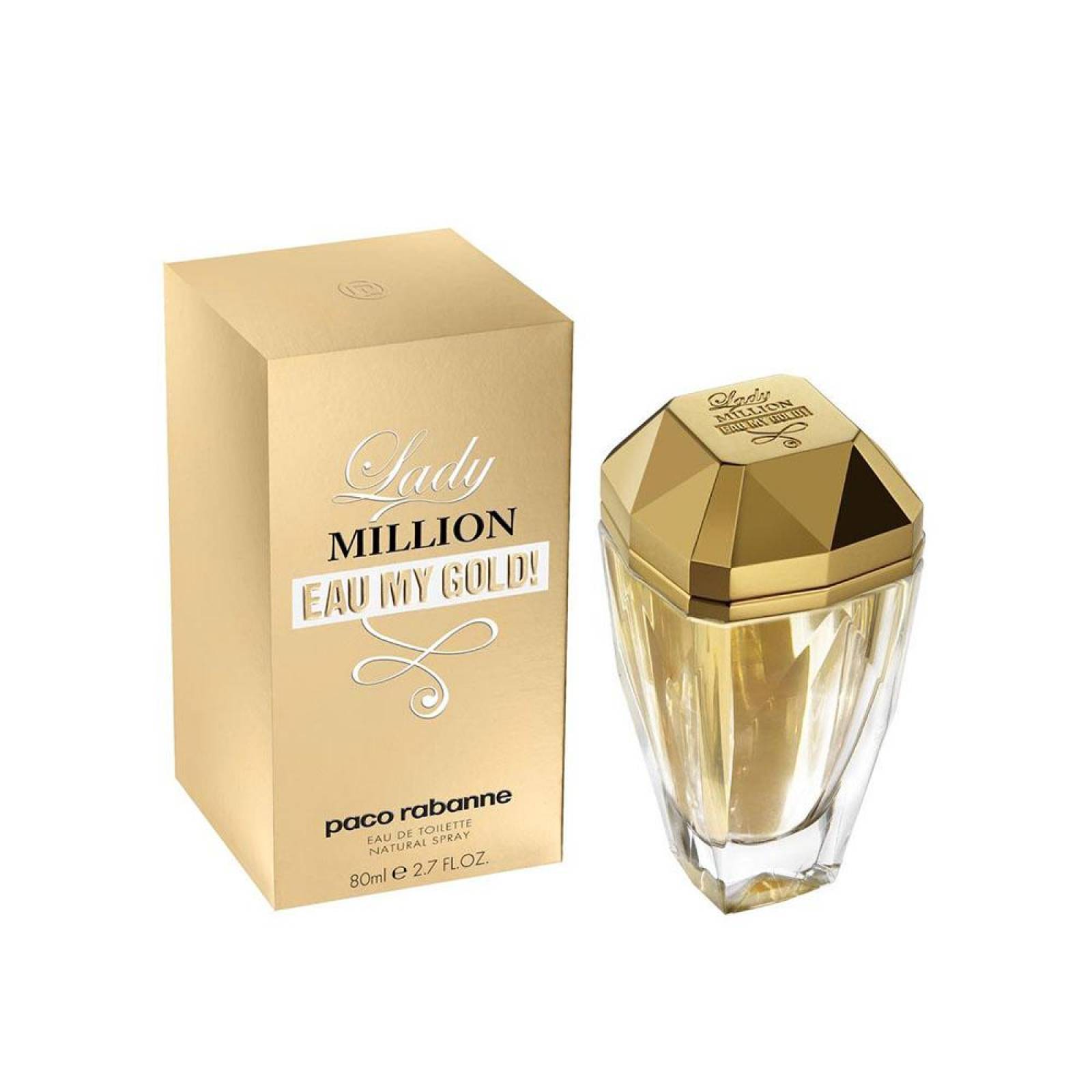 Paco Rabanne Eau My Gold Lady Million EDT 80ml Para Mujer 