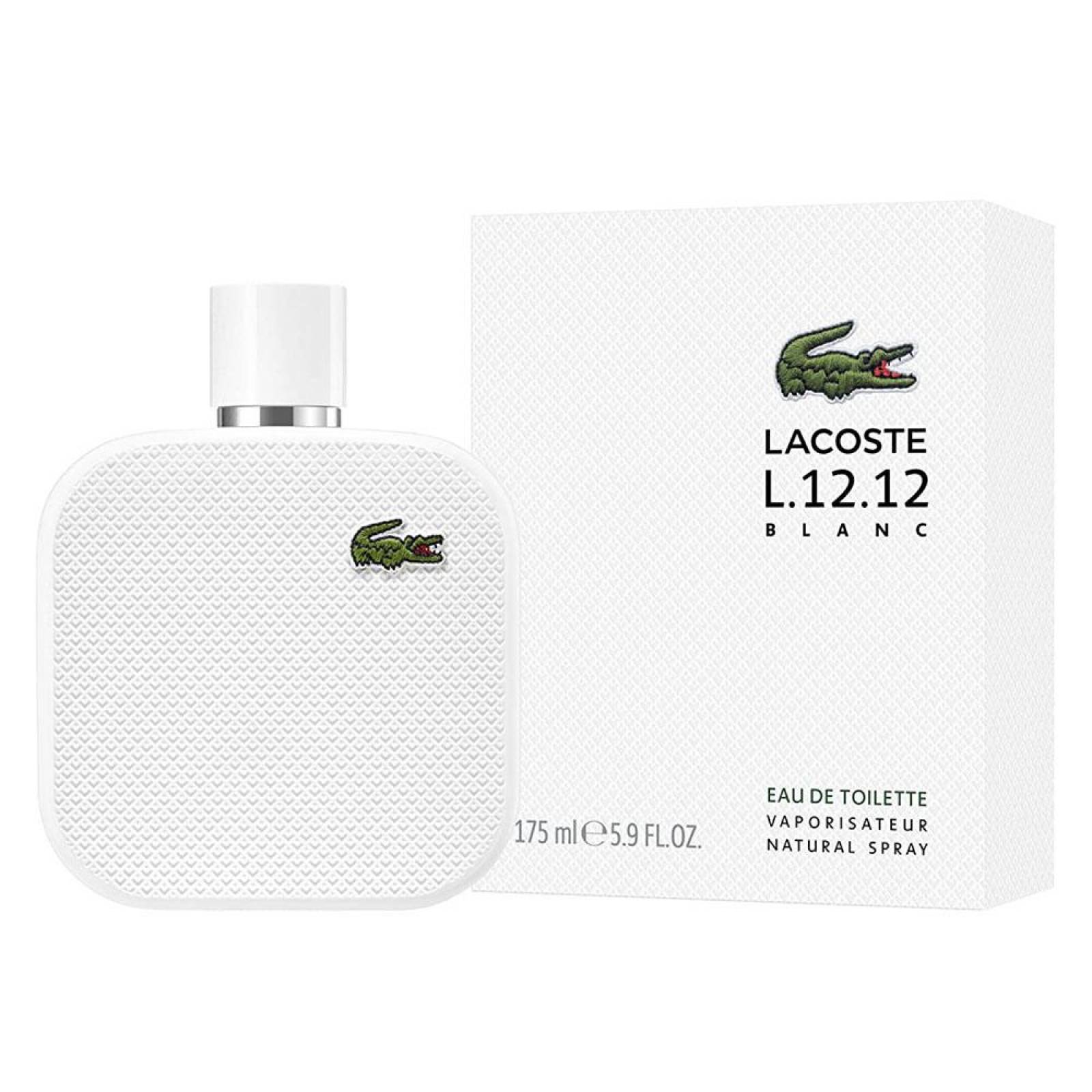 Lacoste L.12.12 Blanc Pure 175ml Eau de Toilette Para Hombre 