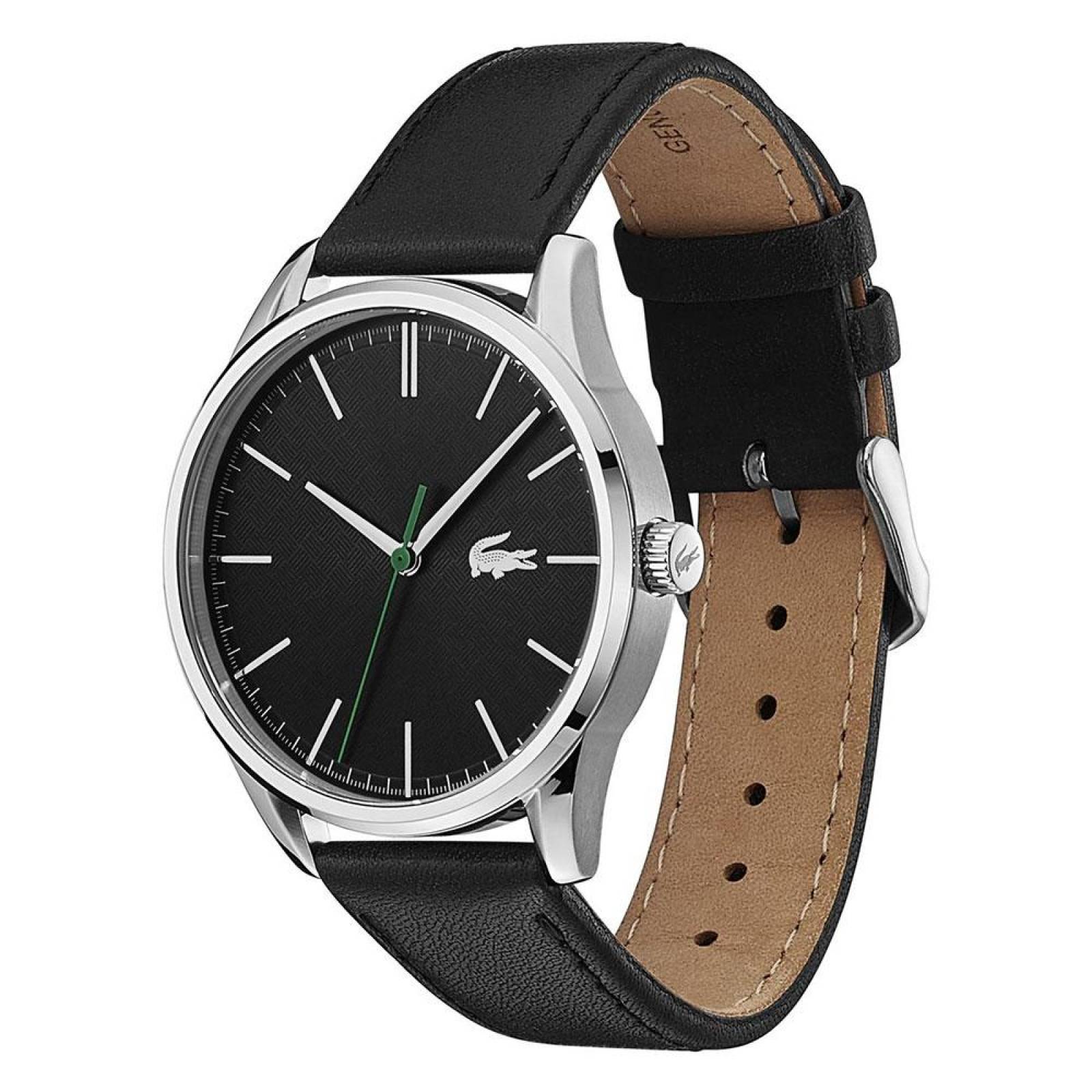 Set Reloj Lacoste Caballero Color Negro 2070014 - S023