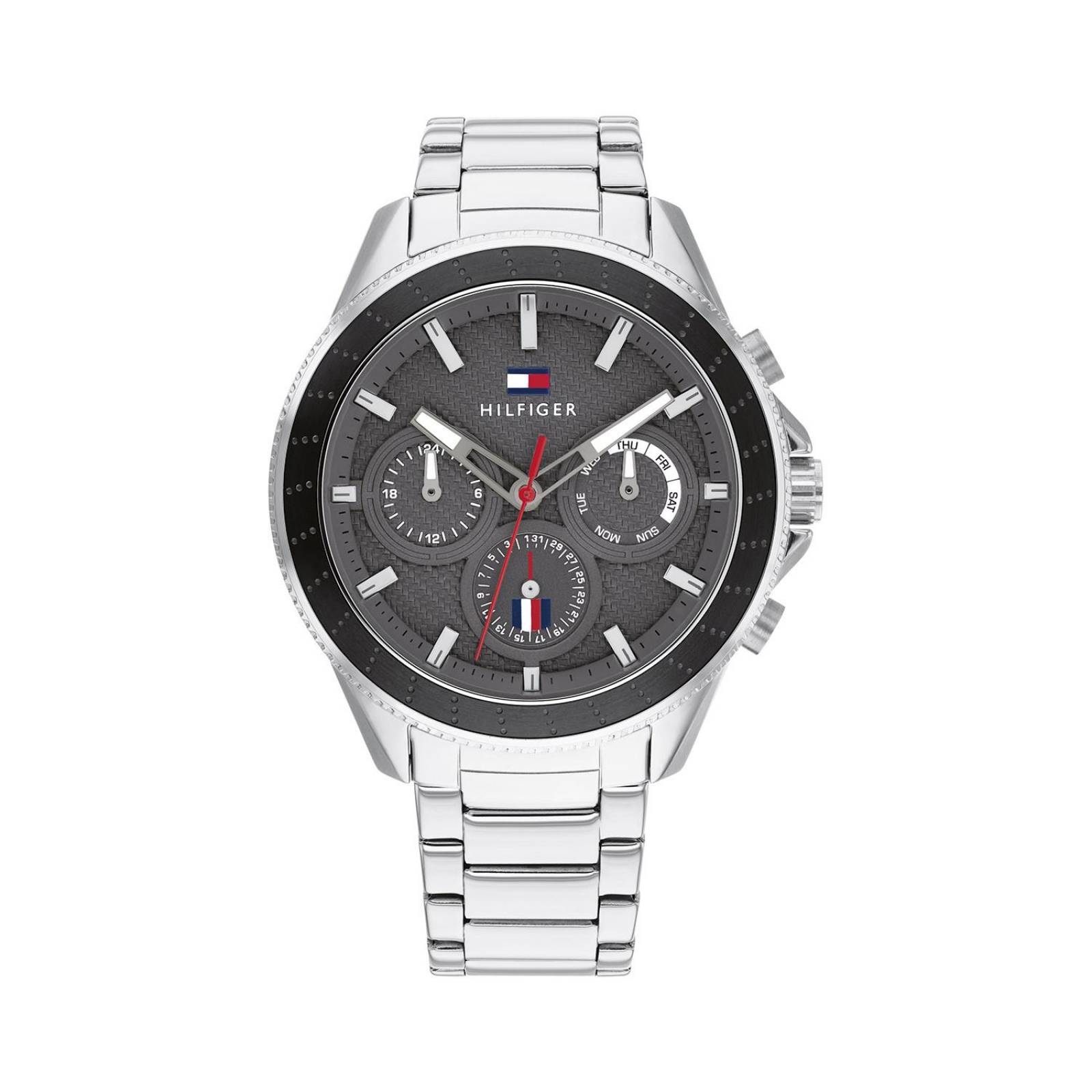 Reloj Tommy Hilfiger Caballero Color Plateado 1791857 - S023 