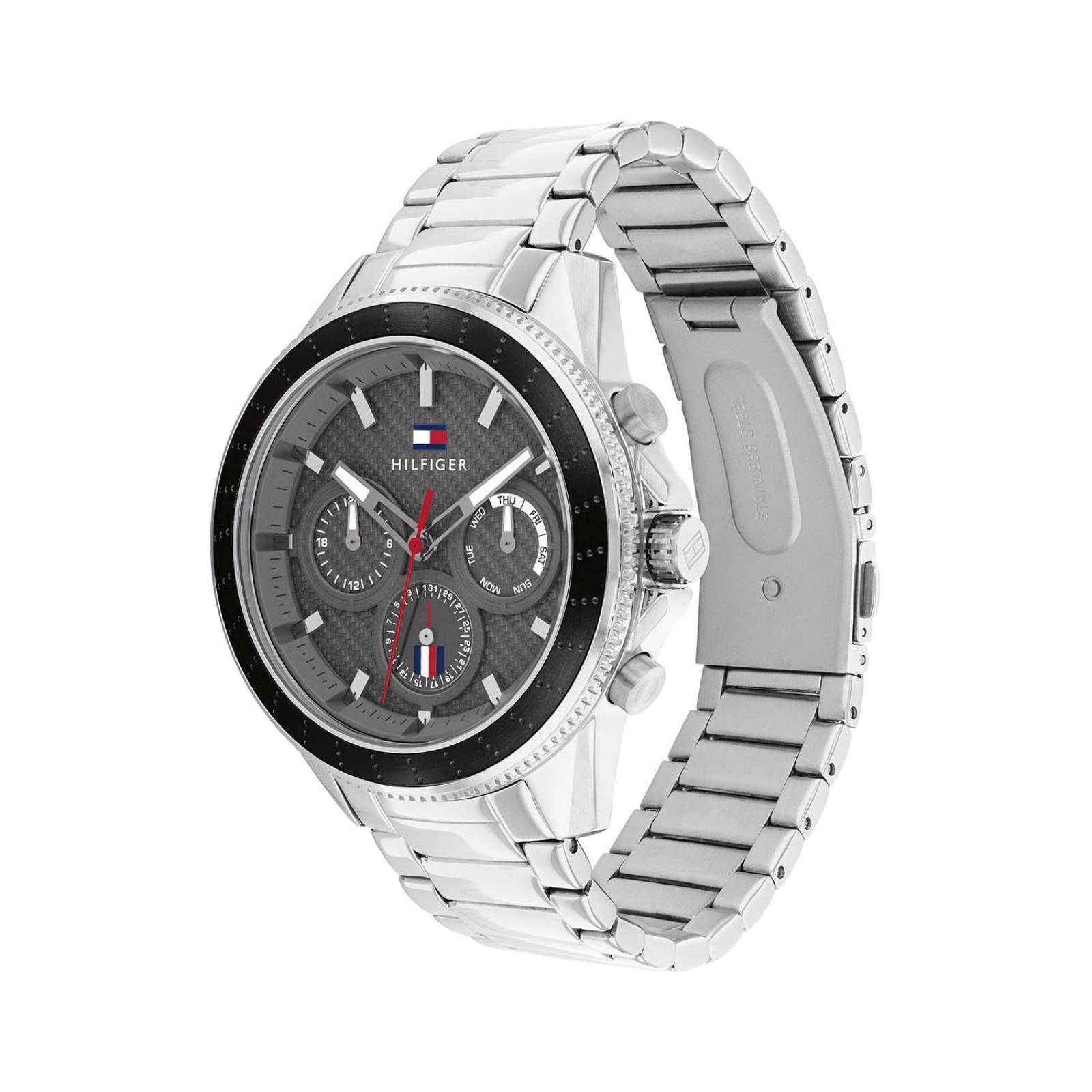 Reloj Tommy Hilfiger Caballero Color Plateado 1791857 - S023 