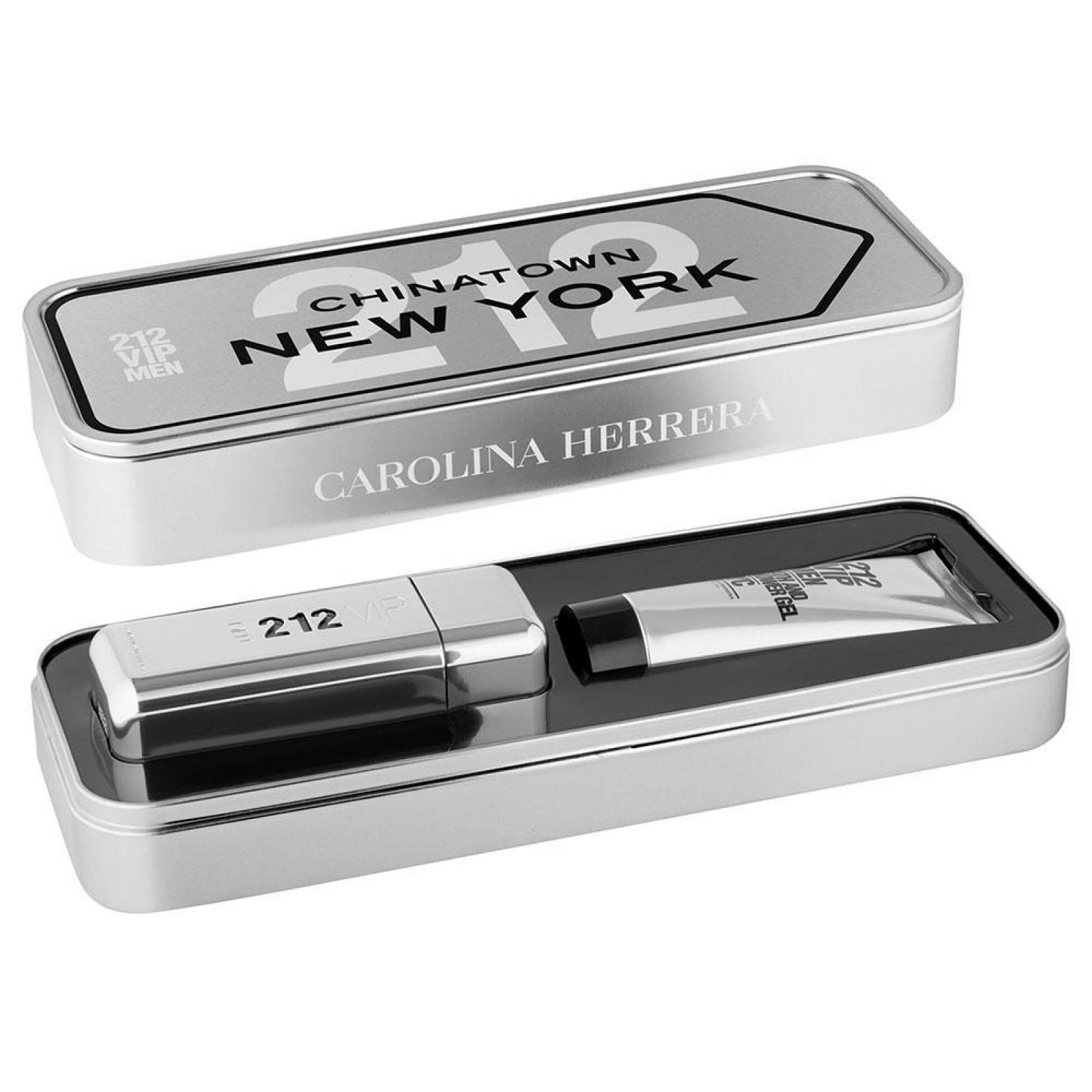 Carolina Herrera Set 212 Vip Men EDT 100ml Para Hombre 