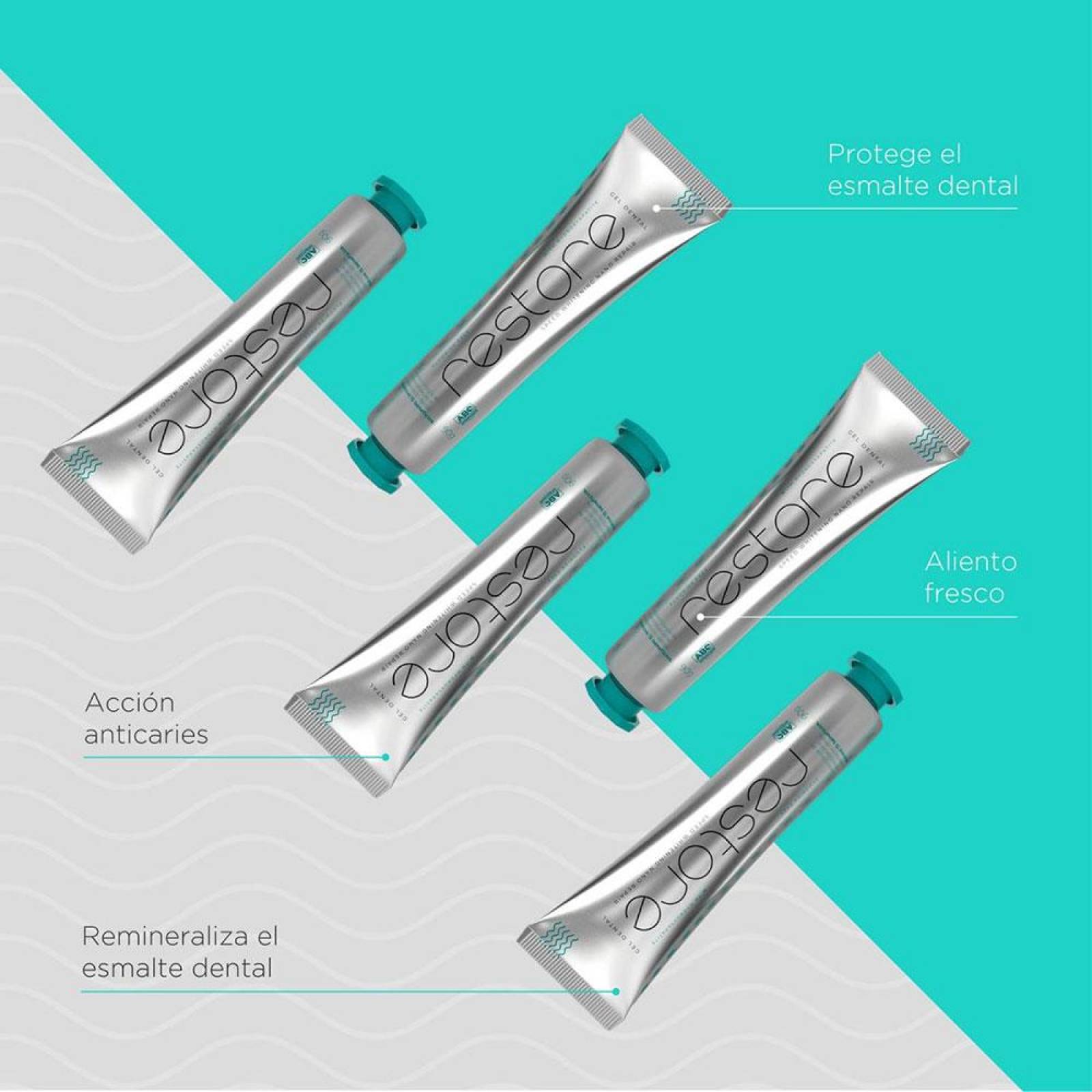 Gel Dental Blanqueador Jeunesse Restore 90g - S021 