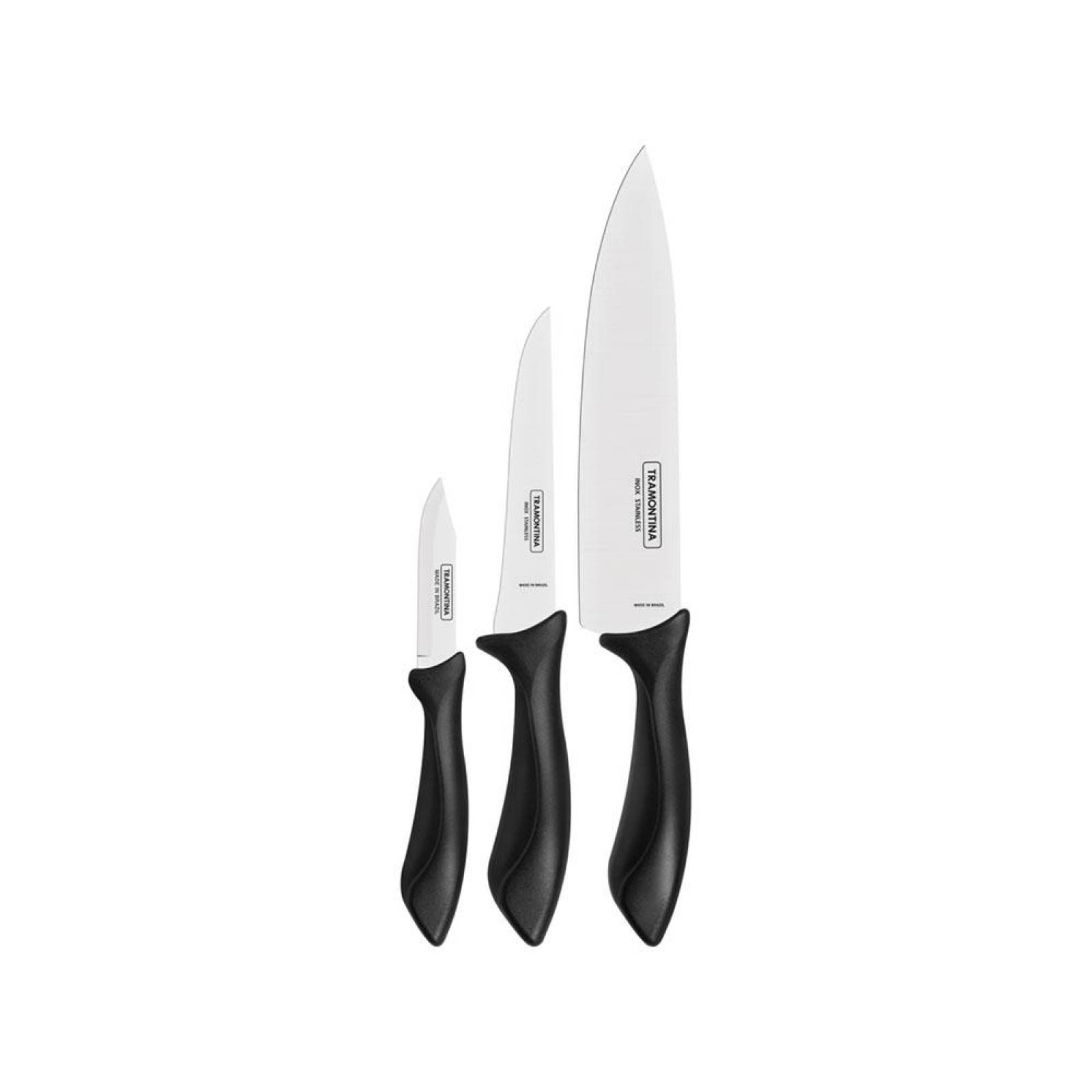 Tramontina Stainless Steel Barbecue Knife Set With 4 Piece Polypropylene  Handle 24699825