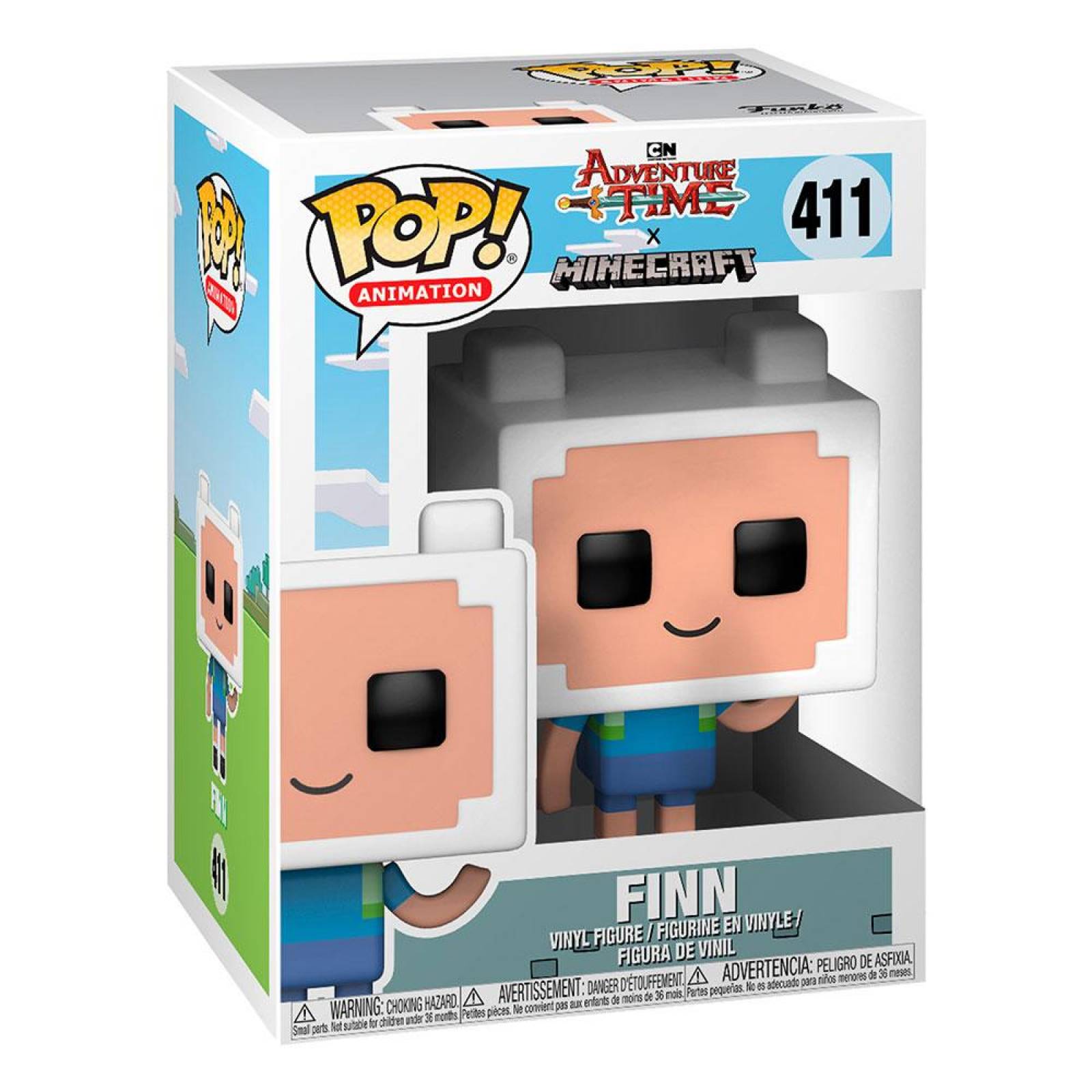 Funko Pop! Adventure Time - Minecraft Finn 411 - S010 