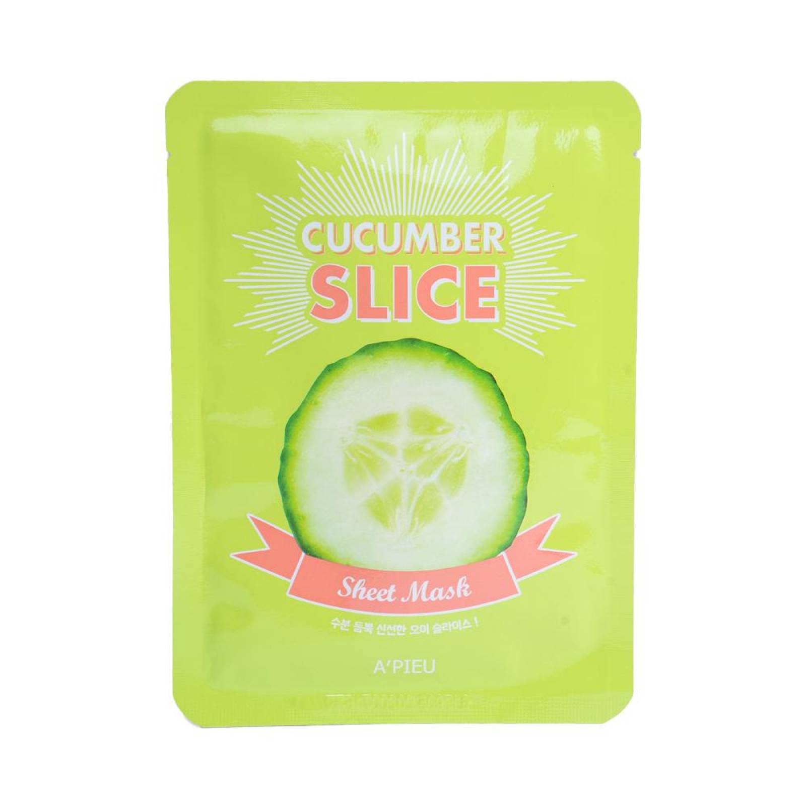 Mascarilla Refrescante De Pepino Apieu En Rodajas - S019 