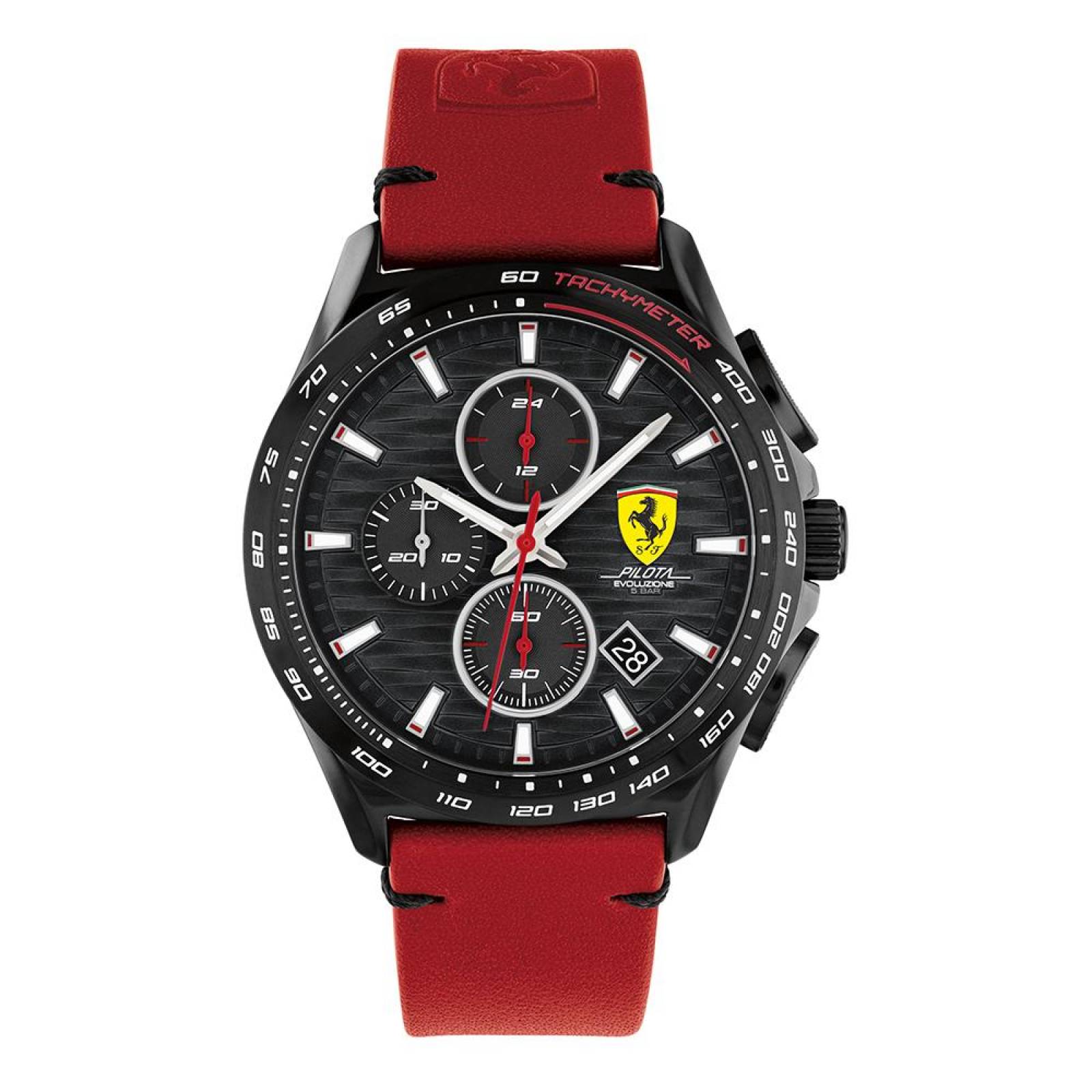 Reloj Ferrari Hombre Pilota Evo Rojo 0830880 - S007