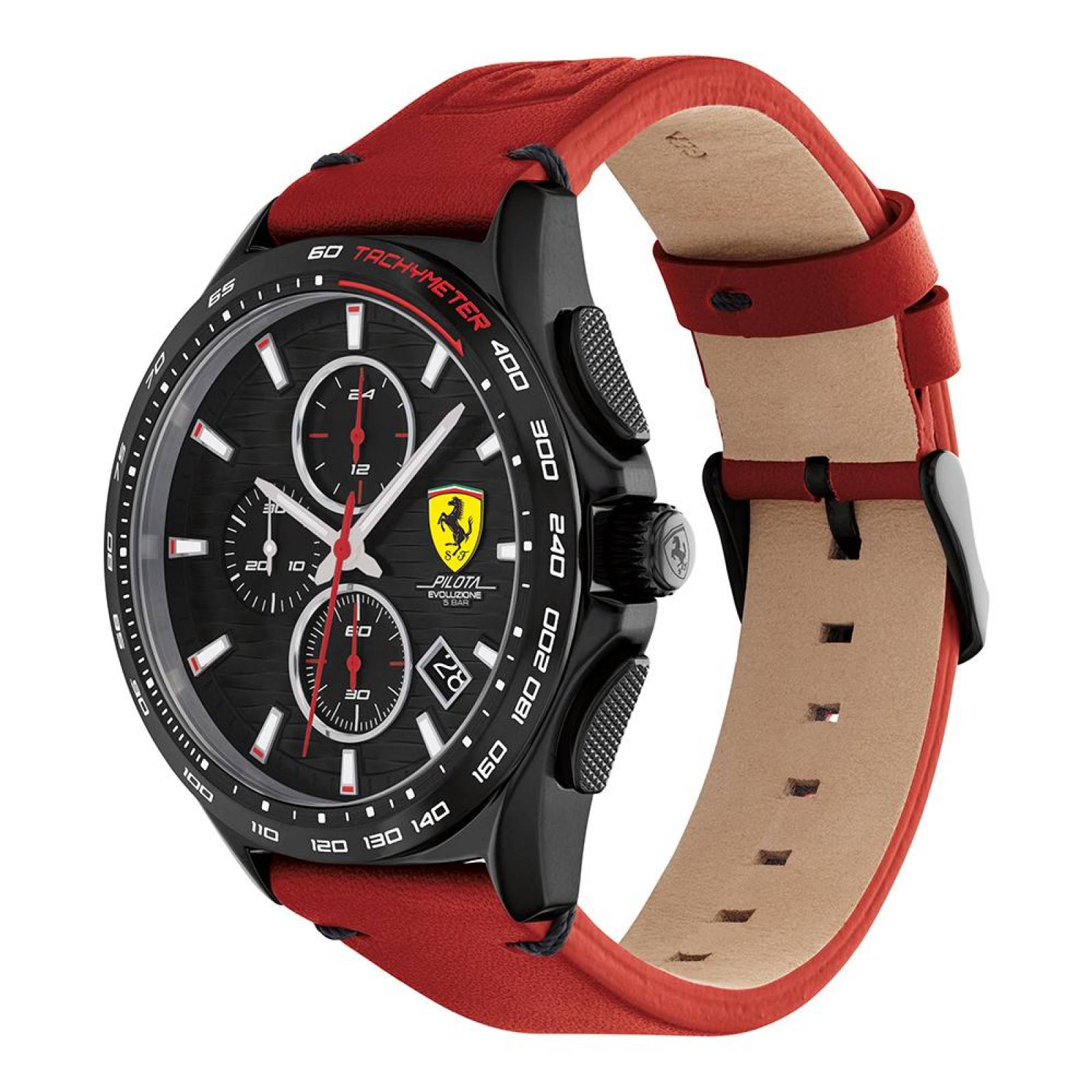 Reloj Ferrari Hombre Pilota Evo Rojo 0830880 S007