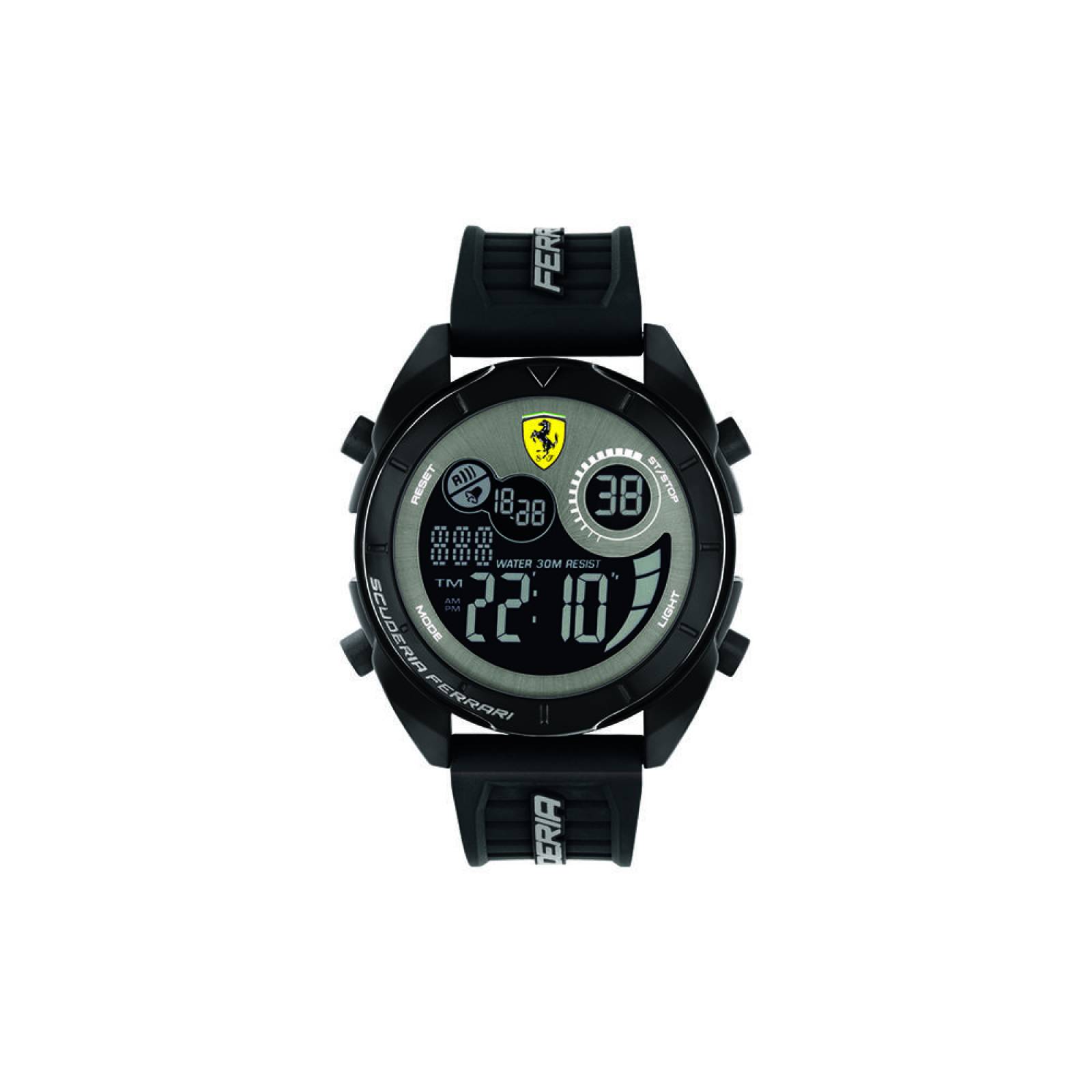 Reloj Ferrari Forza Digital Negro 0830878 Para Hombre