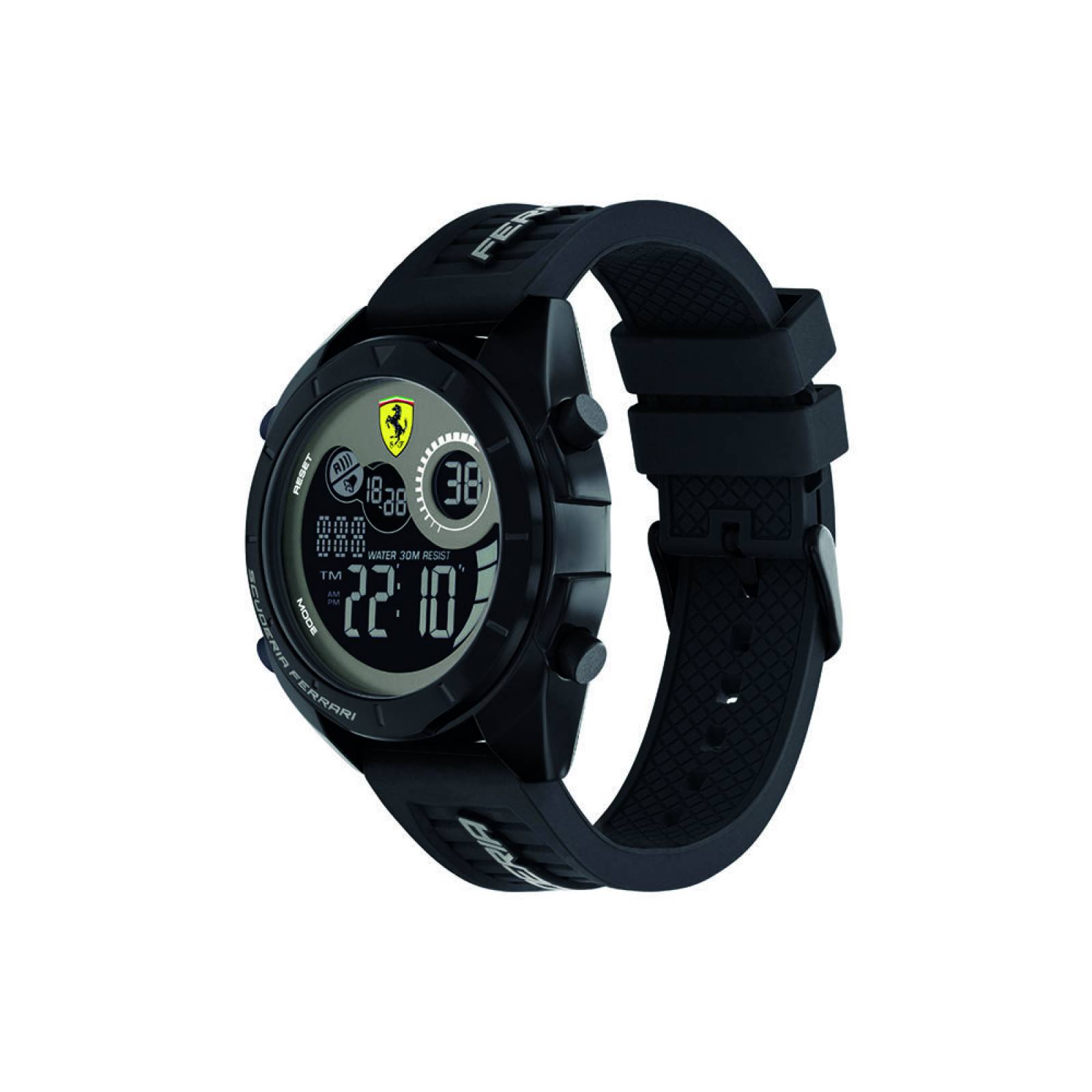 Reloj Ferrari Forza Digital Negro 0830878 Para Hombre