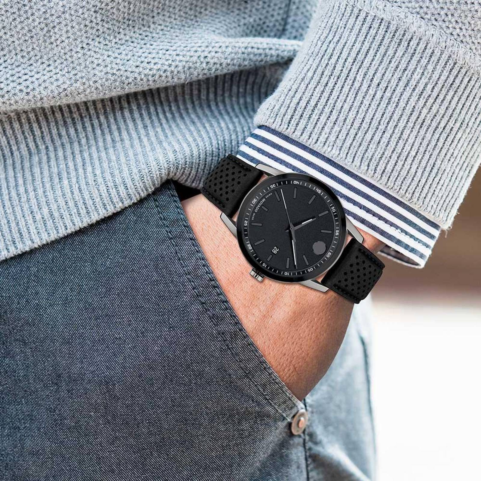 Reloj Movado Hombre Cuero 0607559 Museum 