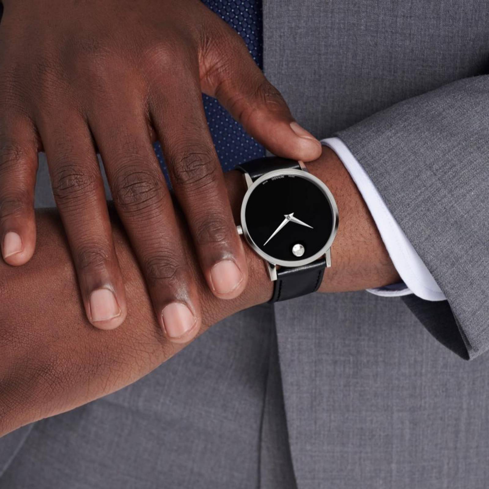 Reloj Movado Hombre Cuero 0607269 Museum 