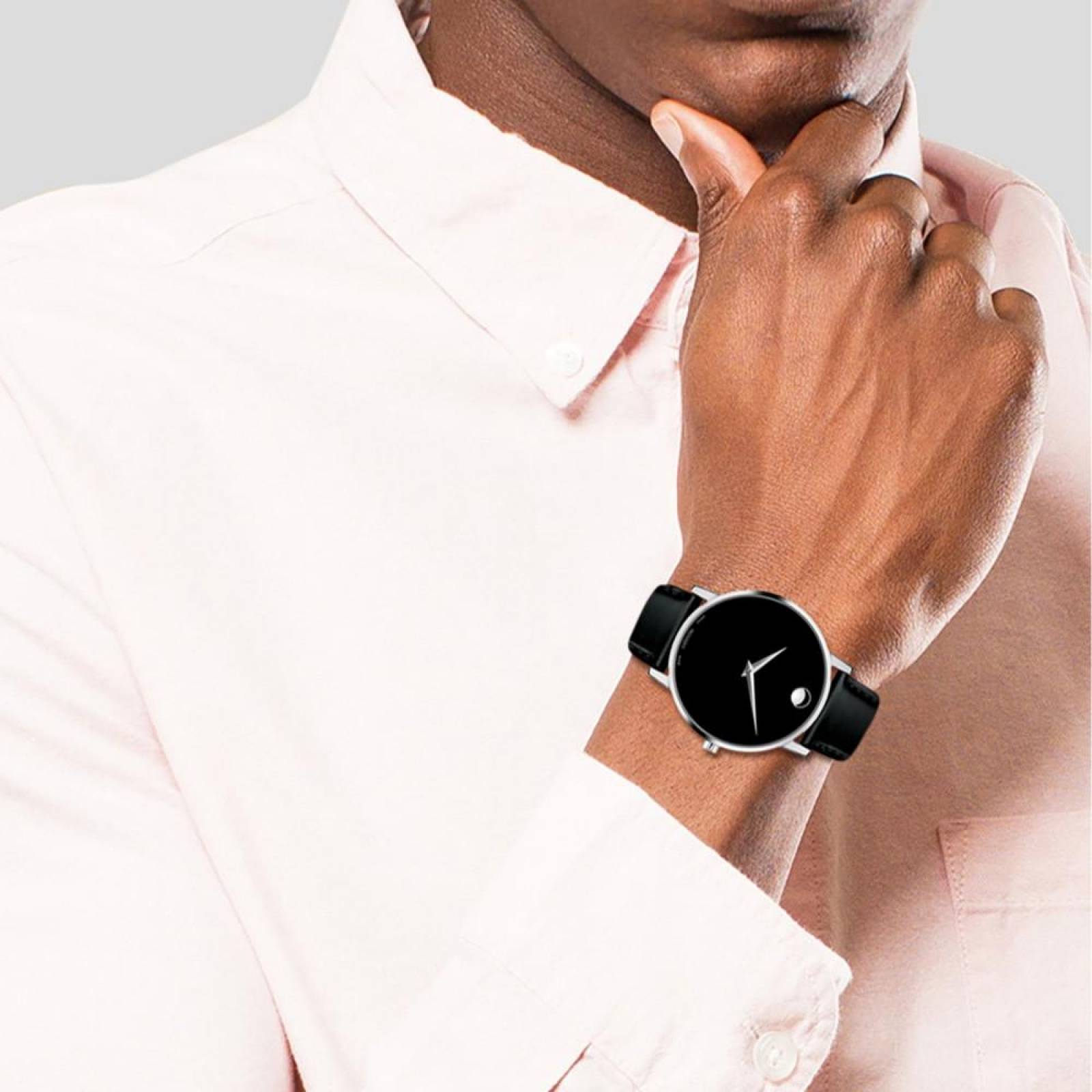 Reloj Movado Hombre Cuero 0607269 Museum 