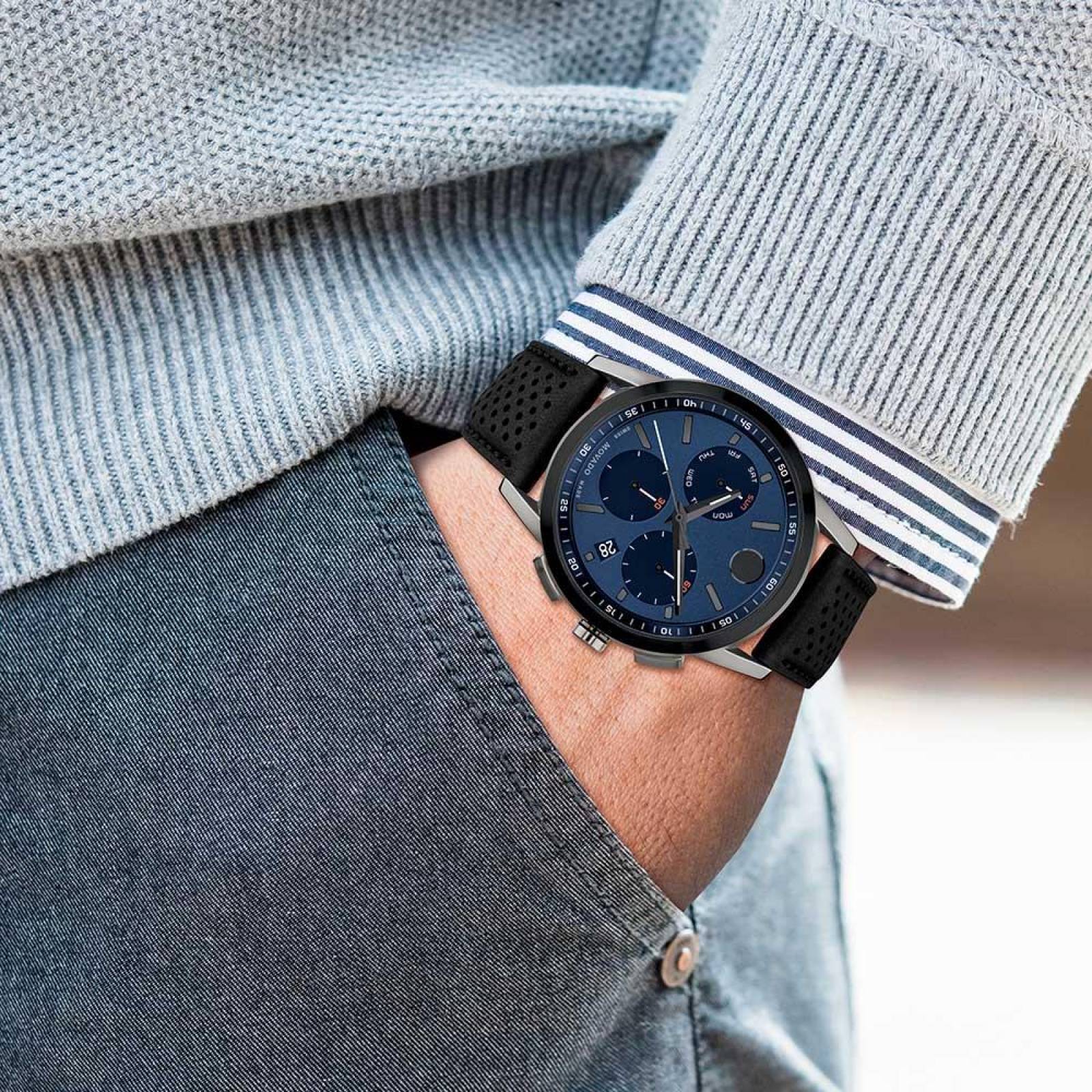 Reloj Movado Hombre Cuero 0607561 Museum 