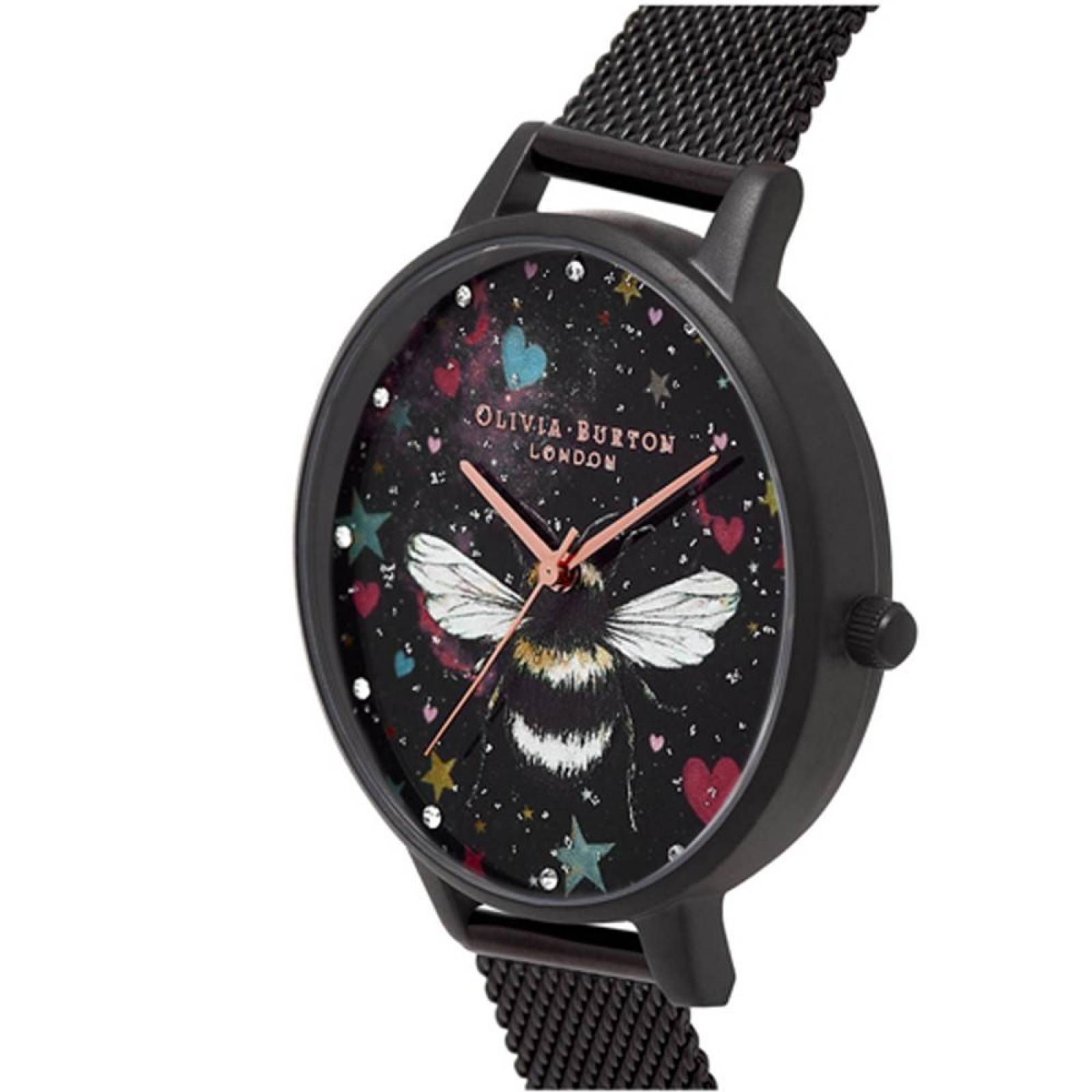 Reloj Olivia Burton Dama Night Garden Negro OB16WG87 - S007 