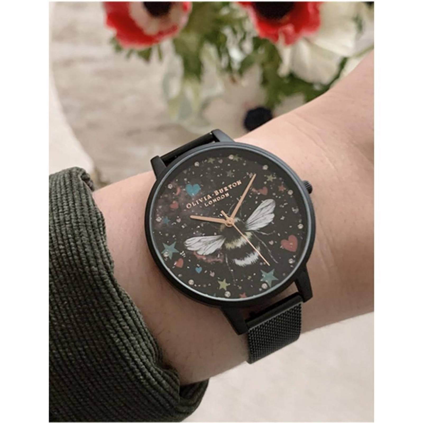 Reloj Olivia Burton Dama Night Garden Negro OB16WG87 - S007 