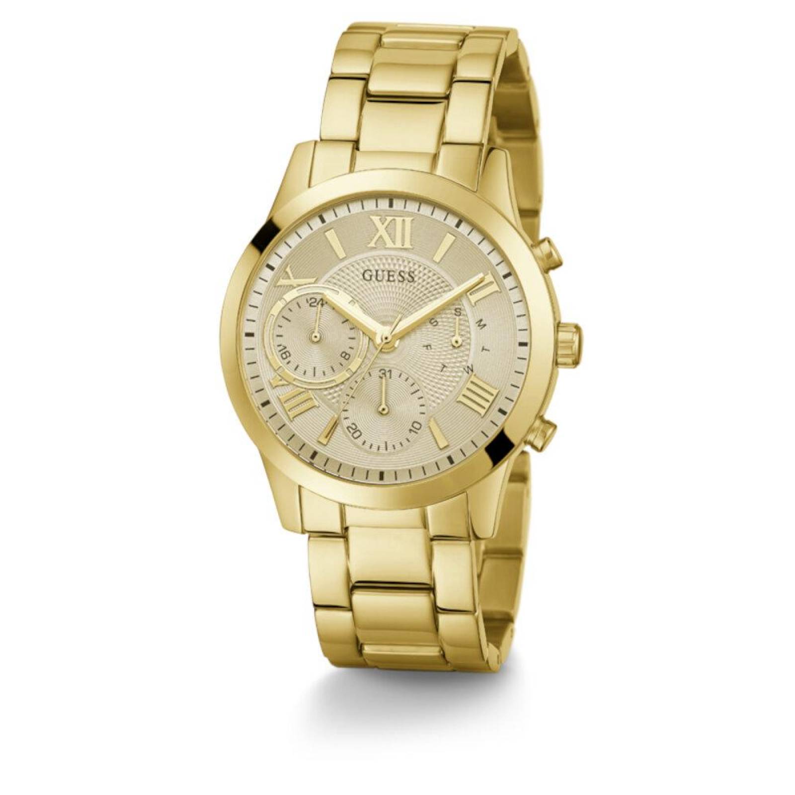 Reloj Guess Solar Dorado W1070L2 De Acero inoxidale Mujer