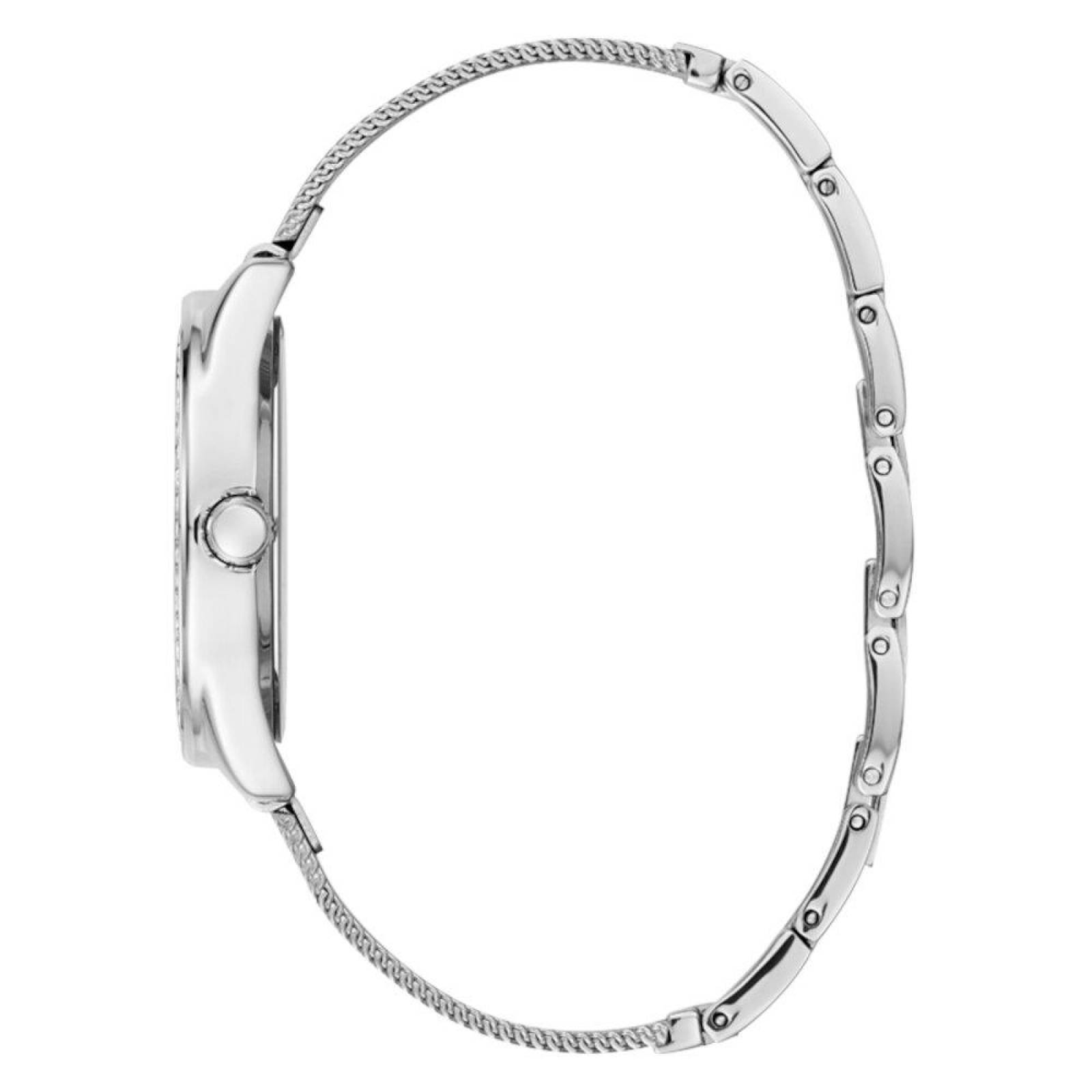 Reloj Guess Tri Glitz Plateado W1142L1 con Cristales Mujer