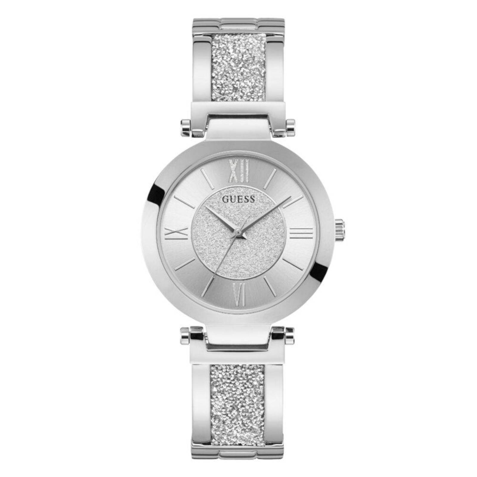 Reloj Guess Aurora Plateado W1288L1 De Acero inoxidale Mujer