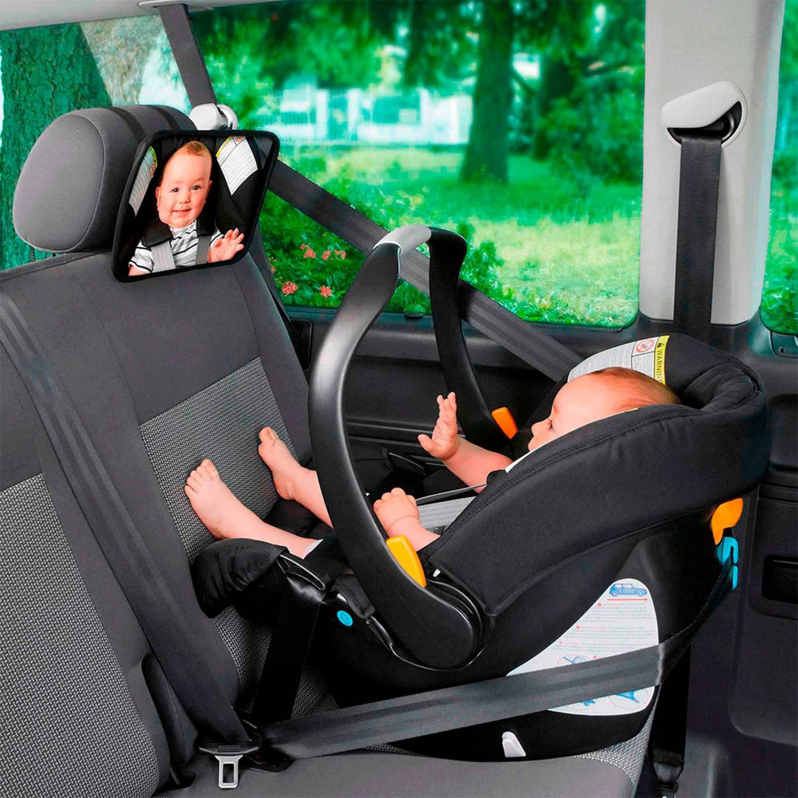 Espejo Para Auto Chicco Auxiliar Asiento Trasero - S009 