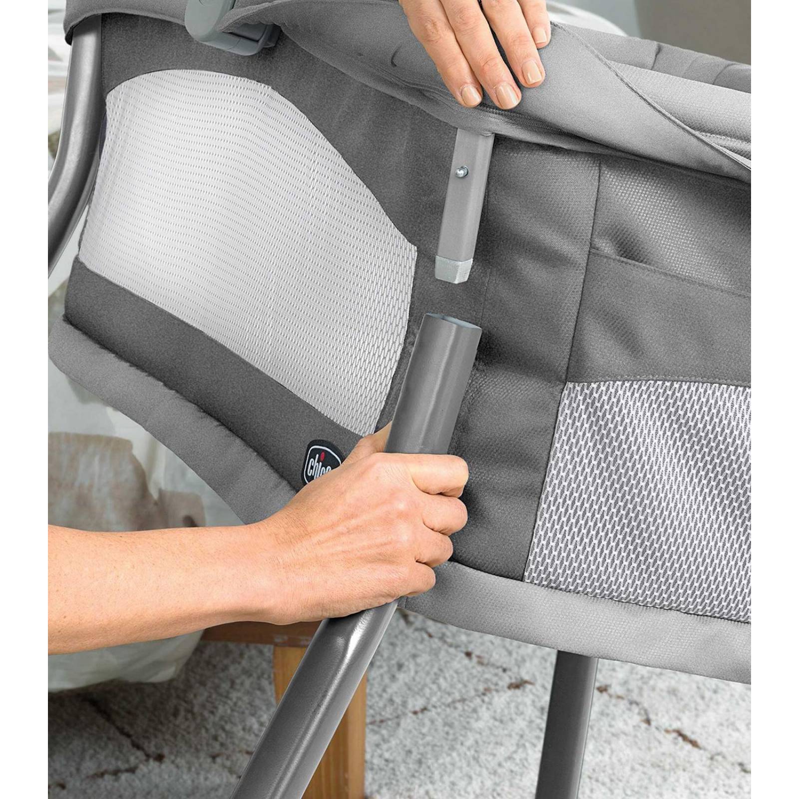 Cuna Moisés Chicco Viajera Lullago Poetic USA - S009 