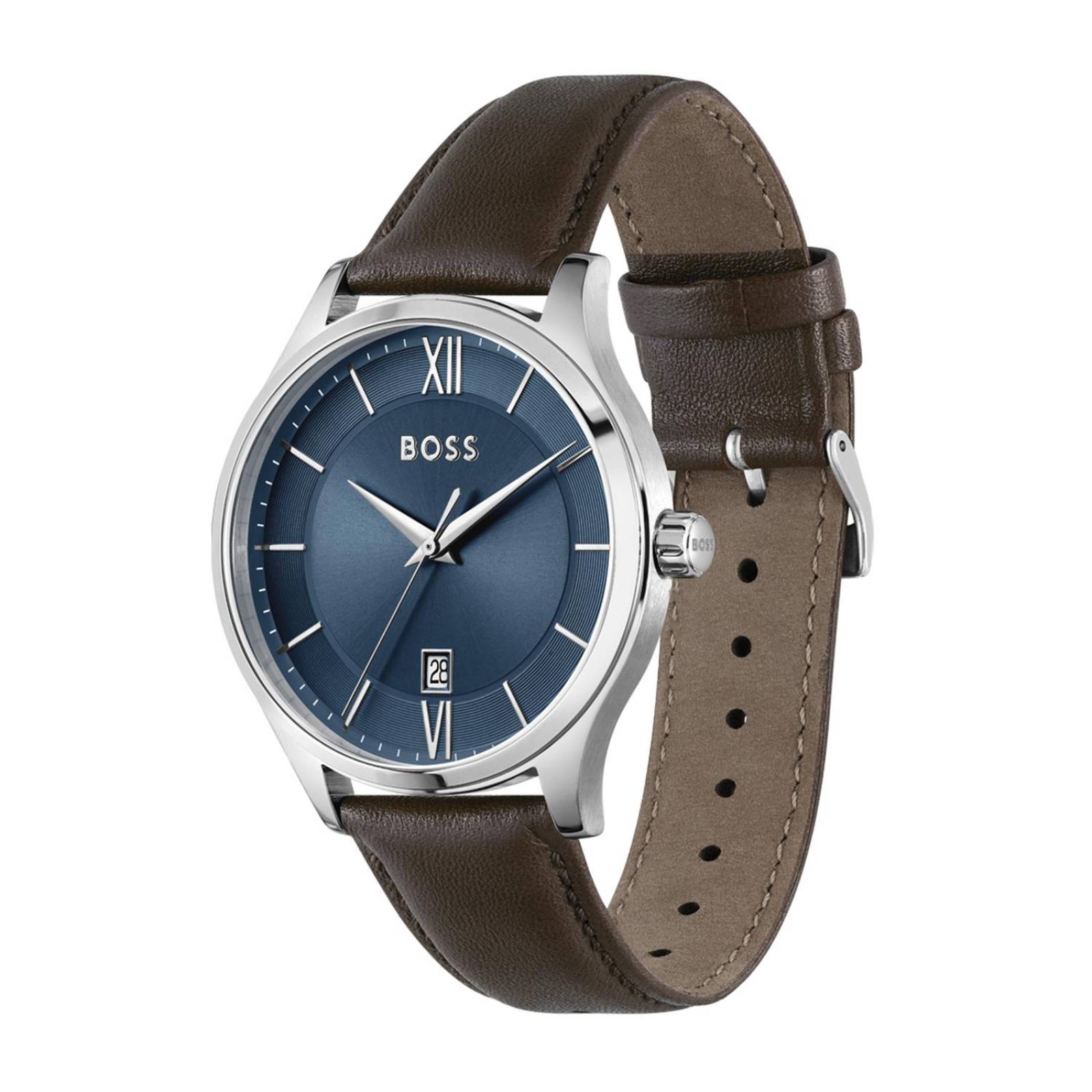 Reloj Hugo Boss Hombre Cuero 1513955 Elite 